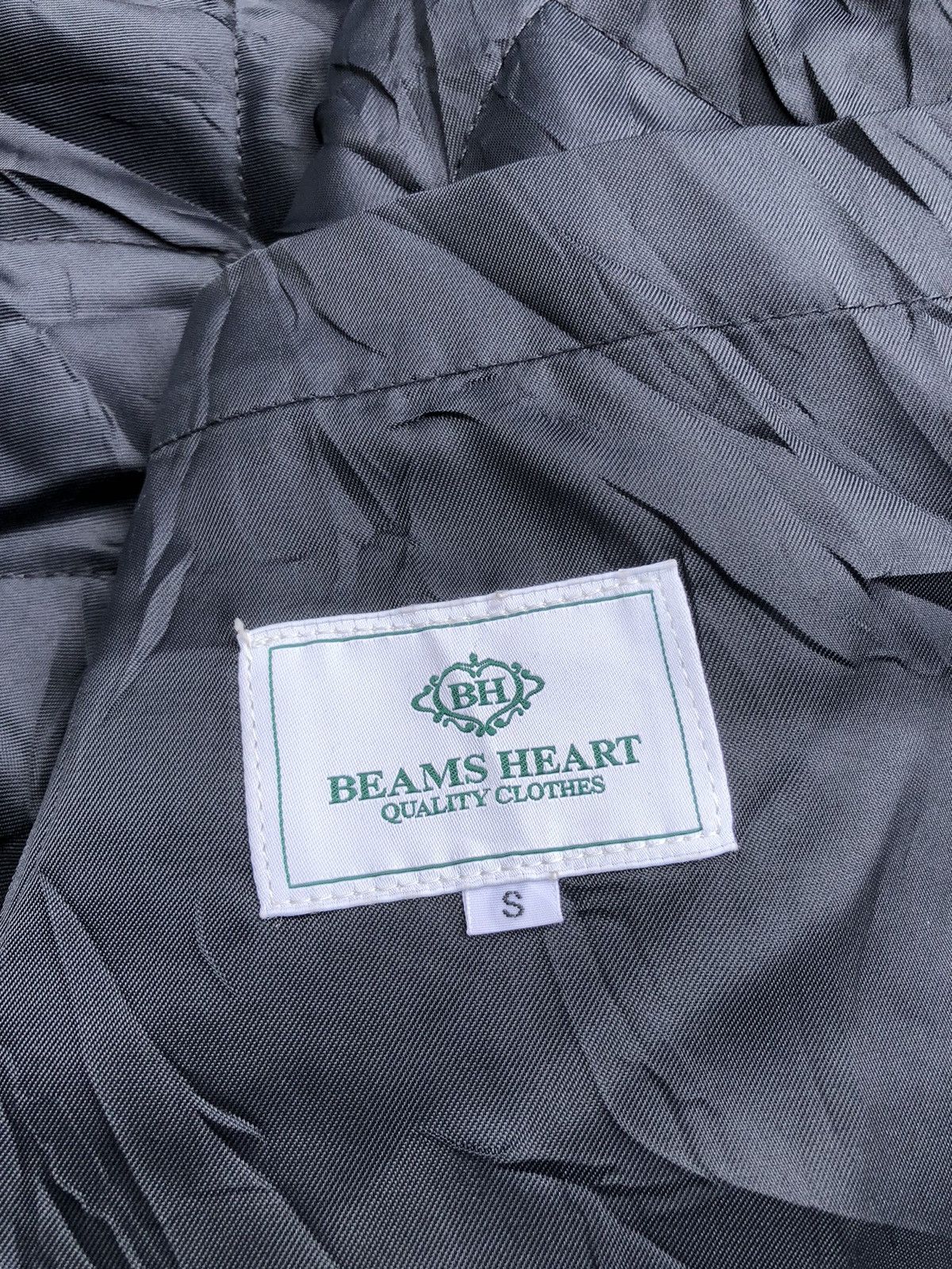 Vintage Beams Heart Diamond Quilted Thermoregulated Jacket