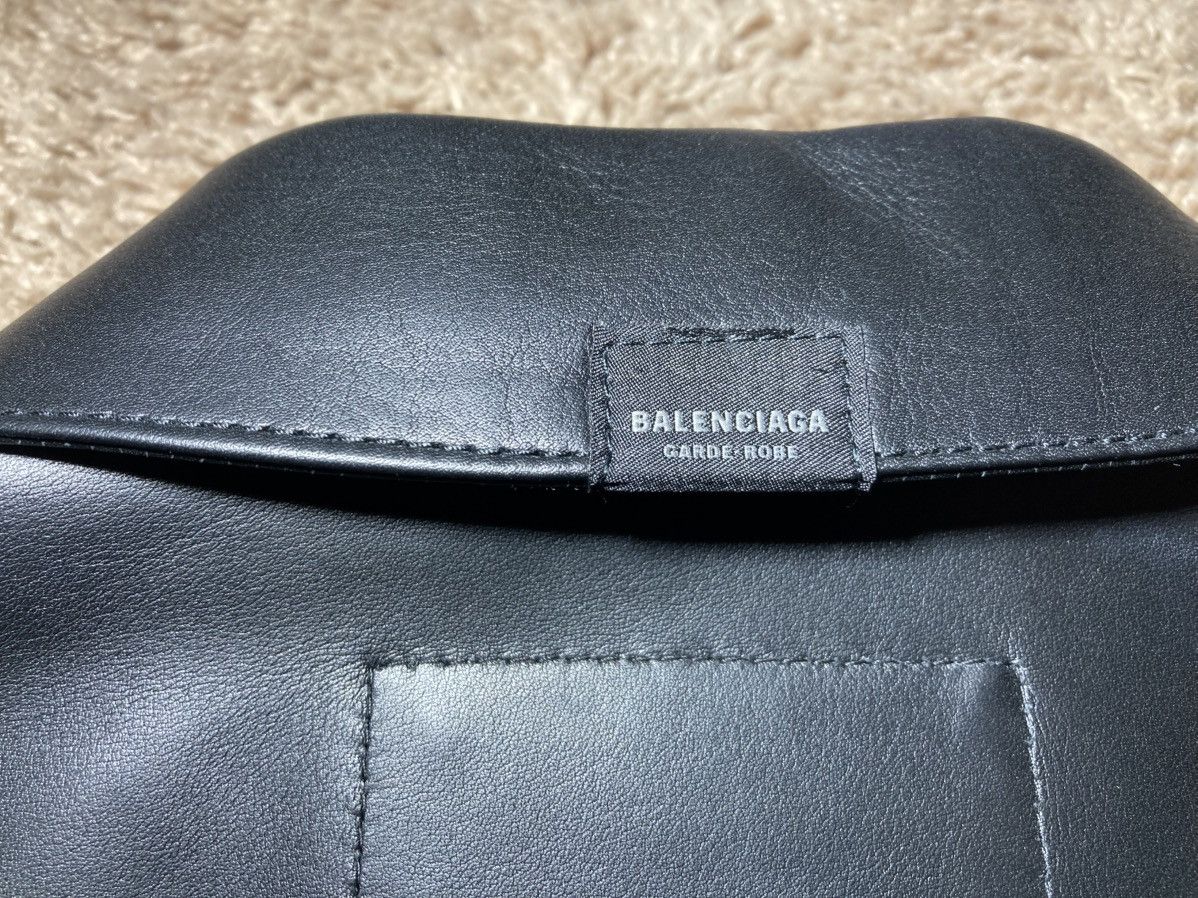 Balenciaga New 2023 Balenciaga Loose Leather Trucker Jacket Demna Crop Size US M / EU 48-50 / 2 - 17 Thumbnail