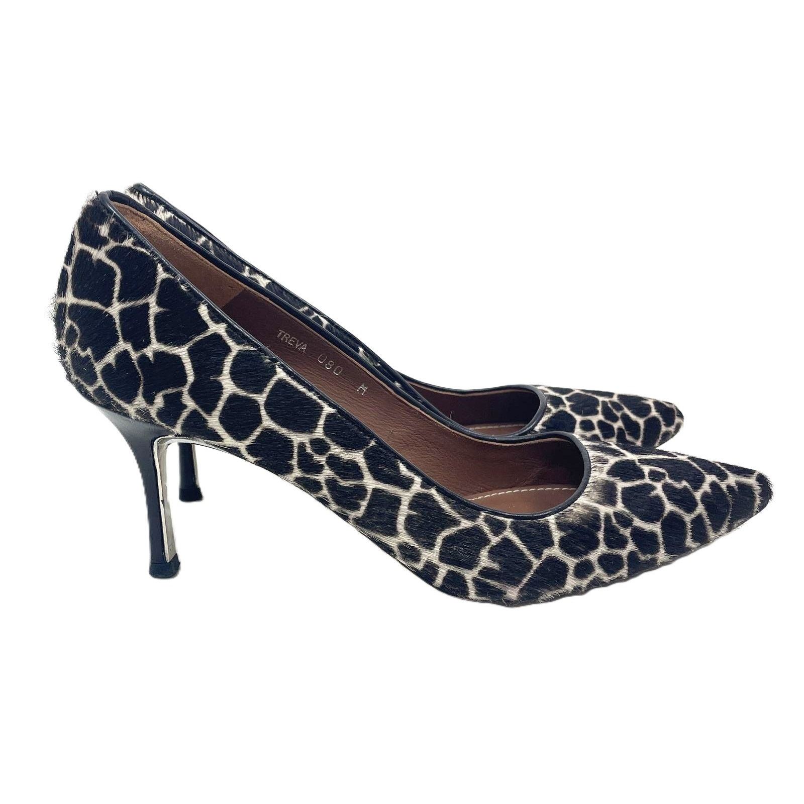 Donald Pliner Donald Pliner Treva Giraffe Exotic Fur Pointed Toe Pumps 8 Size US 8 / IT 38 - 4 Thumbnail
