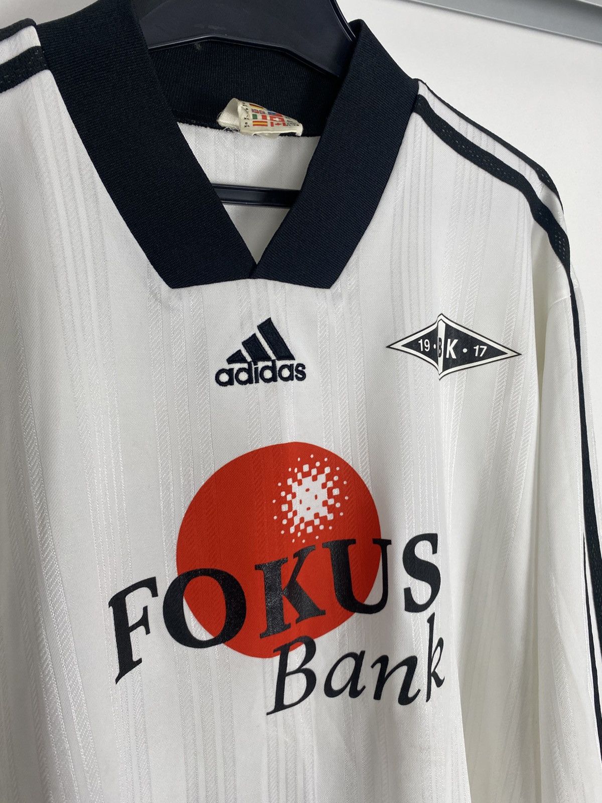 Adidas Rosenborg BK Home Longsleeve 1999 2000 Trondheim XL fokus Size US XL / EU 56 / 4 - 12 Thumbnail