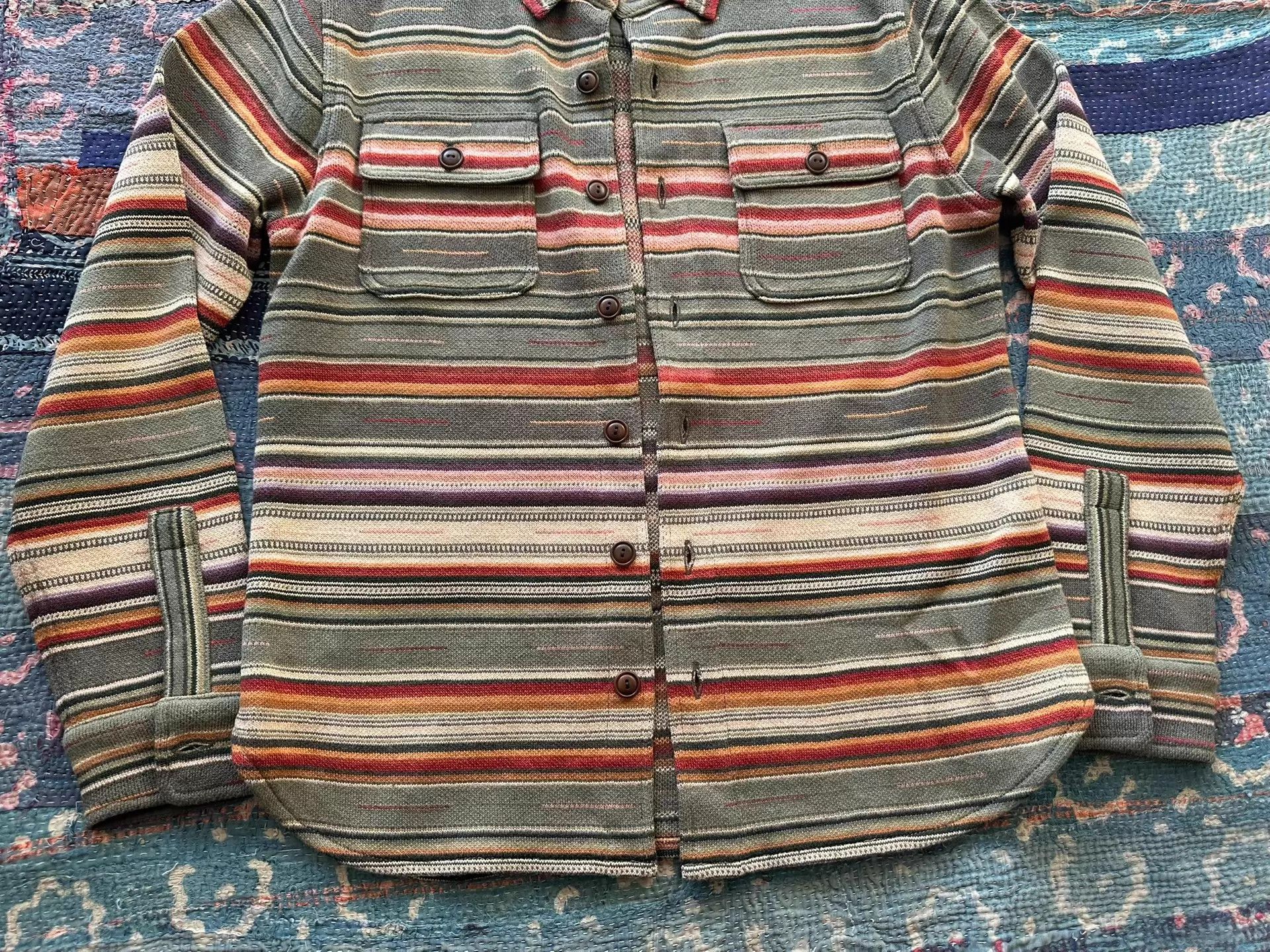 RRL Ralph Lauren RRL SW Rainbow Shirt L new w/o tags Size US L / EU 52-54 / 3 - 4 Thumbnail