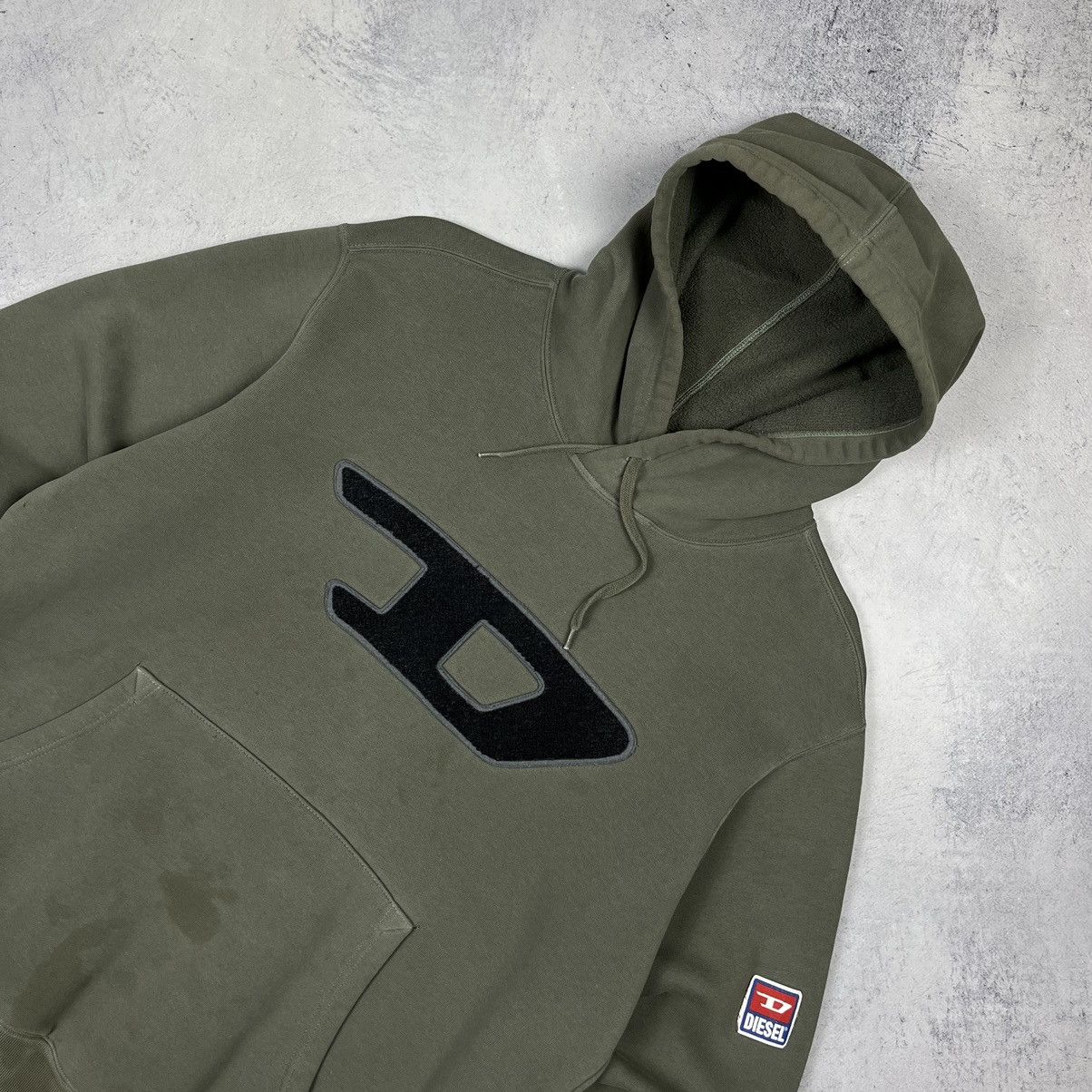 Diesel Vintage Diesel big D logo rare hoodie 90’s Size US S / EU 44-46 / 1 - 2 Thumbnail