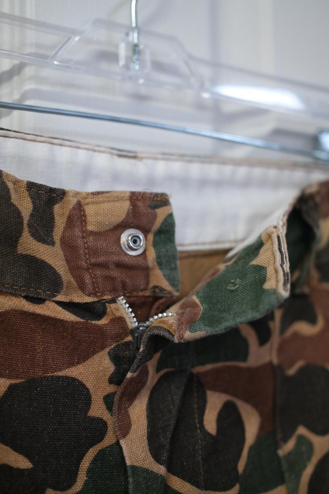 Vintage 70's Duck Camo Straight-Leg-Pant Size 36" / US 14 / IT 50 - 4 Thumbnail
