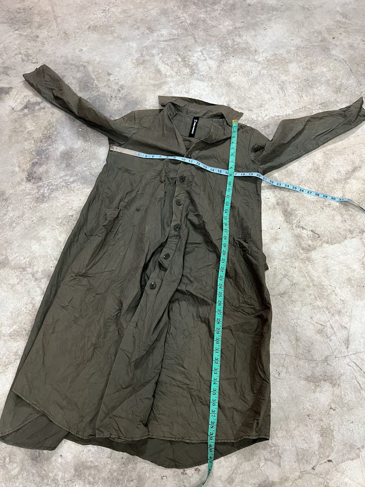 Designer × Y's × Yohji Yamamoto Y’s Yohji Yamamoto Born Product Out Pocket Shirt Dres Jacket Size XS / US 0-2 / IT 36-38 - 14 Thumbnail