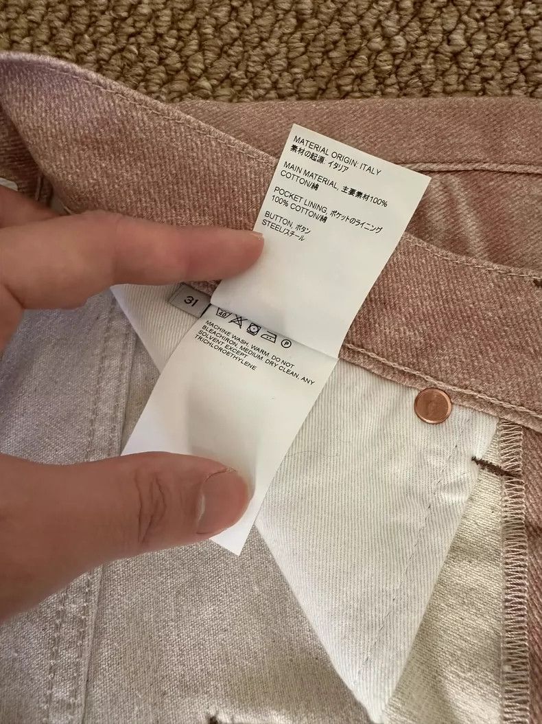 Our Legacy our legacy Pink digital printed jeans 2505-Nextarrow Size US 31 - 6 Thumbnail