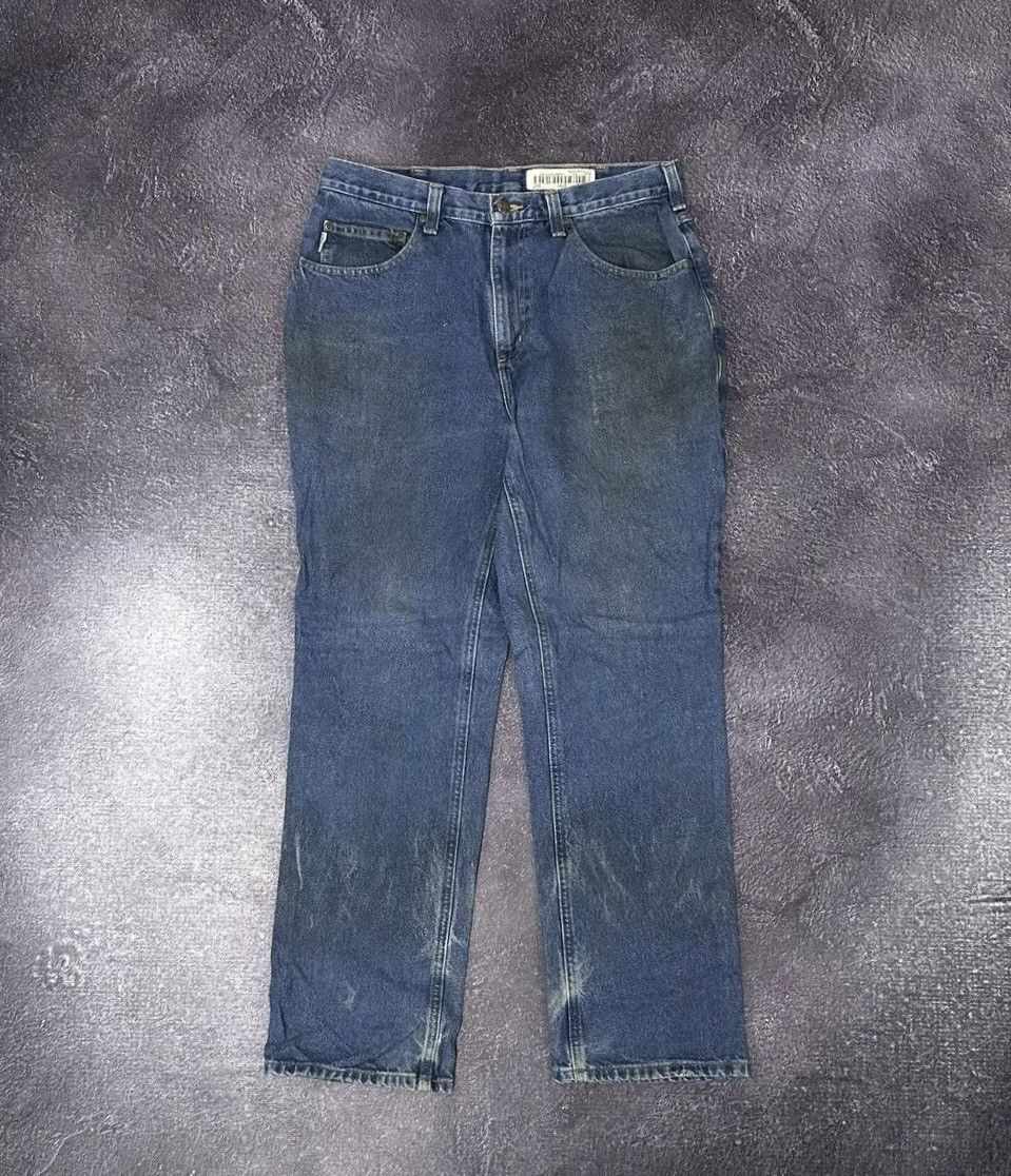 Carhartt Vintage Carhartt USA Stone Washed Faded Opium Y2K Work Jeans Size US 32 / EU 48 - 2 Thumbnail