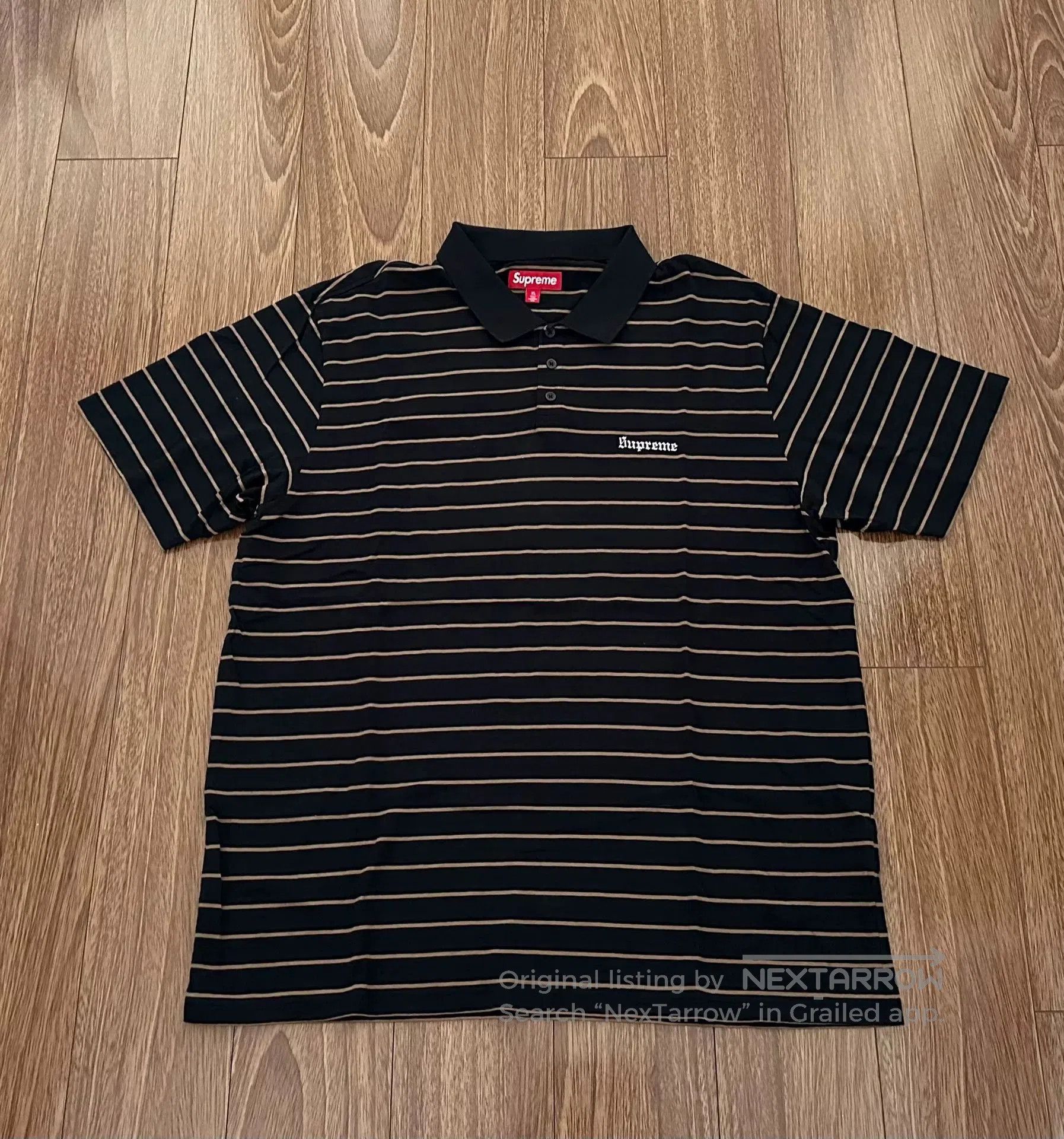 トップス Supreme x Melvins Stripe S/S Polo \" Buy Supreme x Melvins Stripe Short-Sleeve Polo 'White' - SS24KN77