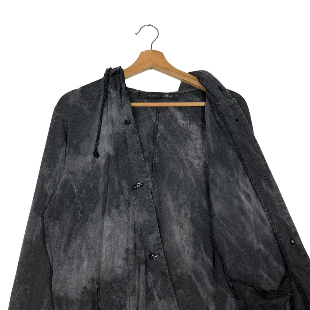 Schlussel 🔥VINTAGE BIKER JACKET BONDAGE ACID WASH PUNK SCHLUSSEL Size US M / EU 48-50 / 2 - 15 Thumbnail