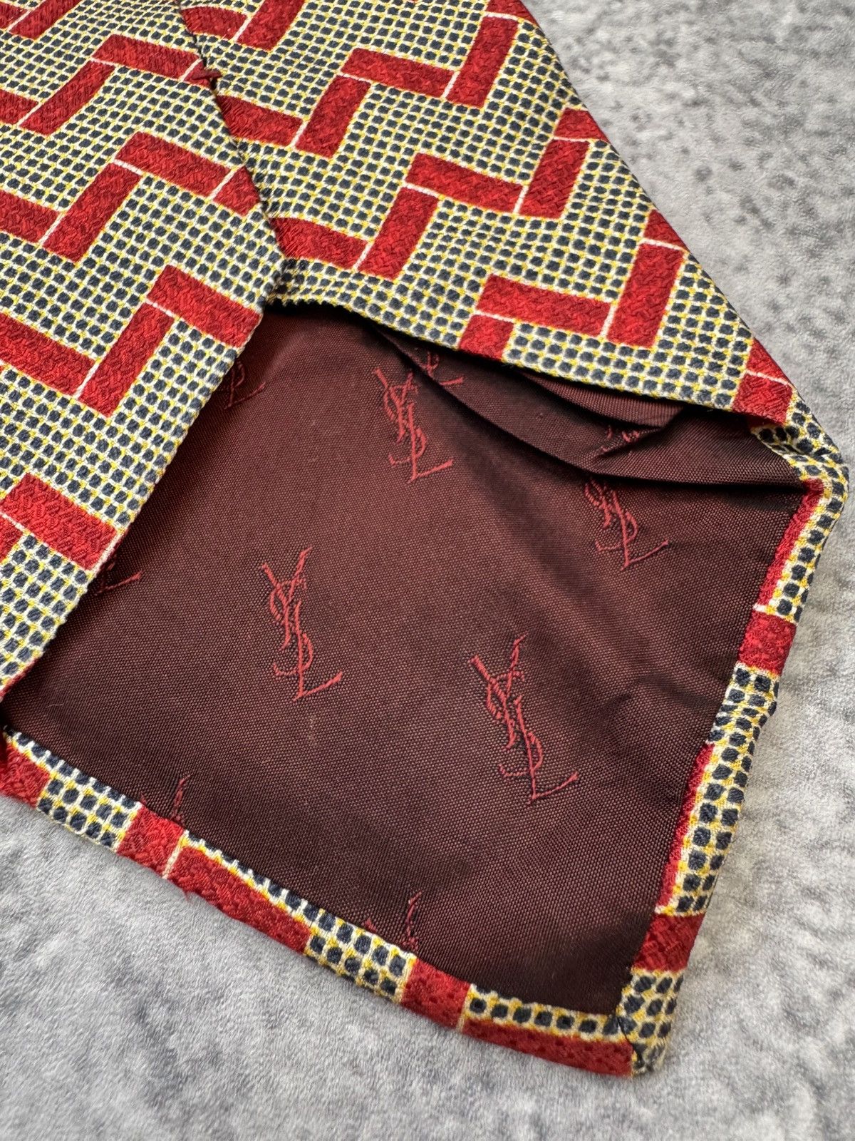 Yves Saint Laurent Vintage YSL Tie Size ONE SIZE - 4 Thumbnail