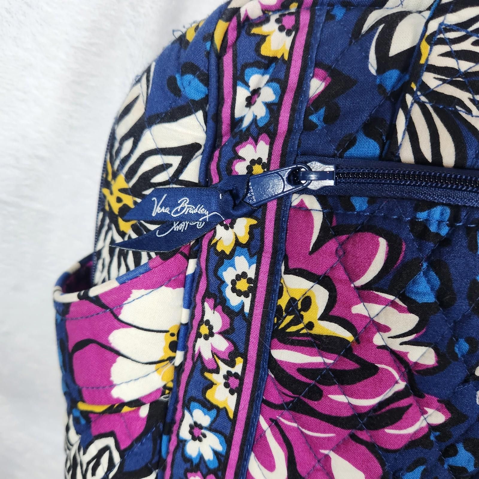 Designer Vera Bradley African Violet Make A Change Diaper Bag Size ONE SIZE - 7 Thumbnail
