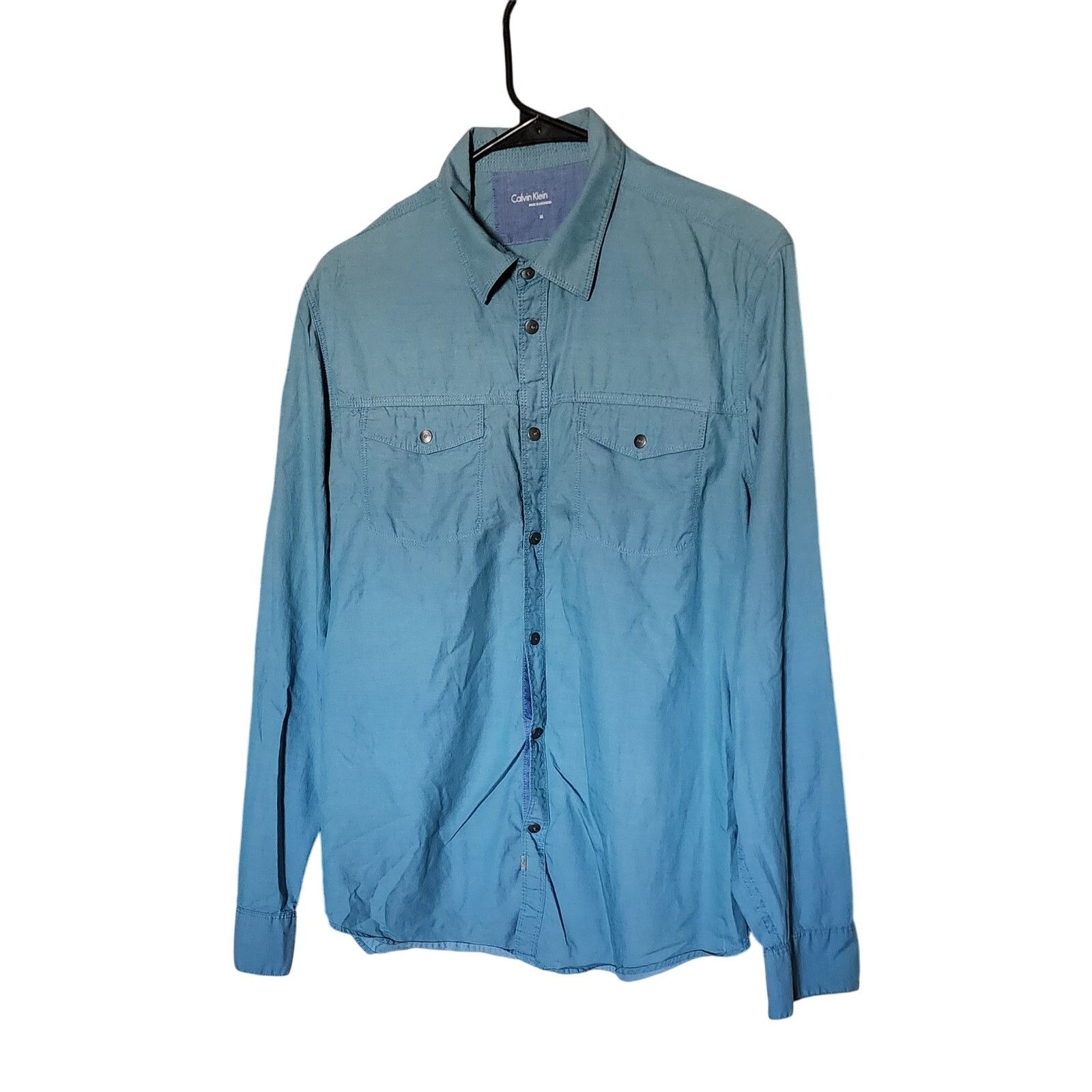 Calvin Klein Calvin Klein Shirt Women medium snap Up Long Sleeve Size M / US 6-8 / IT 42-44 - 1 Thumbnail