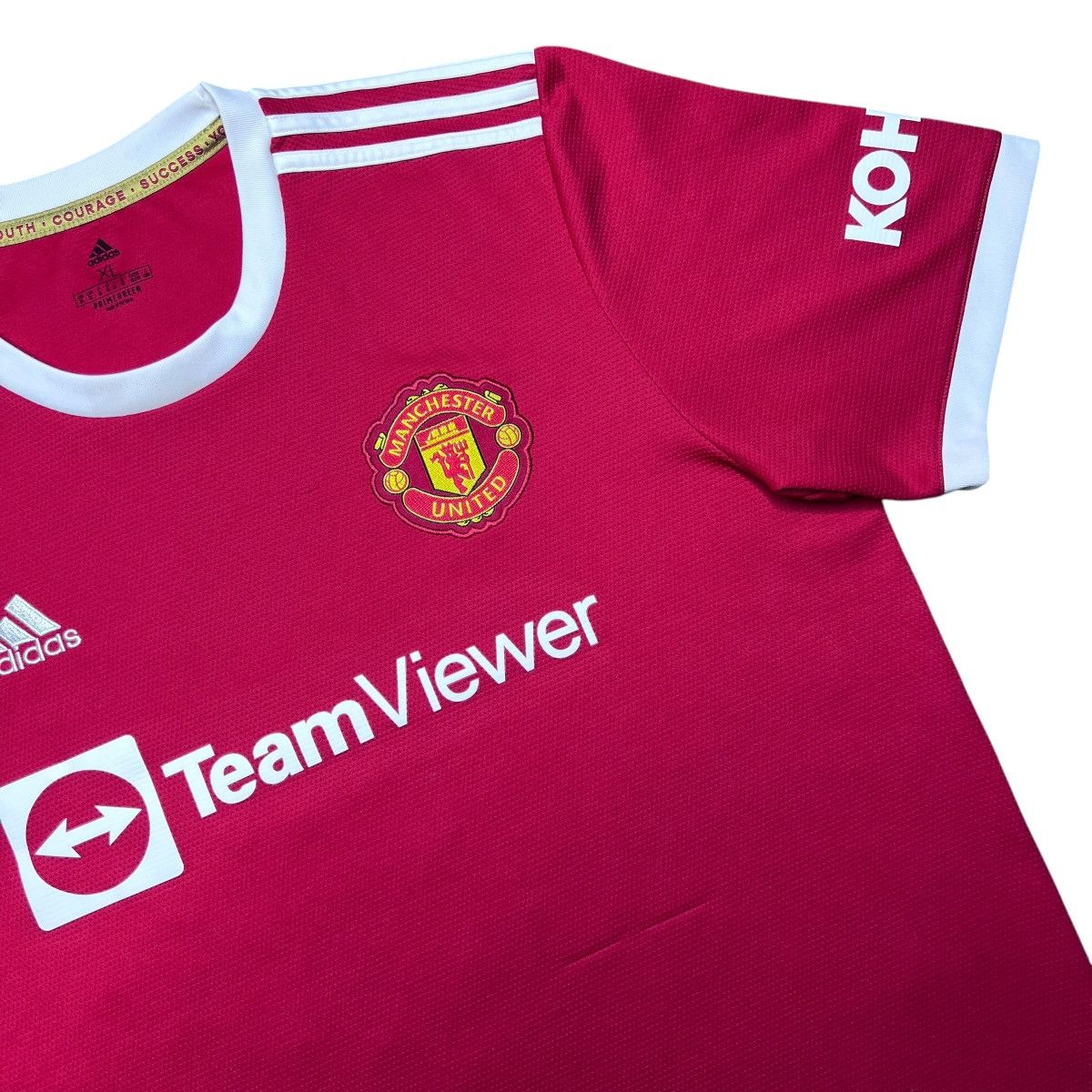 Adidas 2022 Manchester United Red Adidas Soccer Football Jersey Size US XL / EU 56 / 4 - 8 Thumbnail