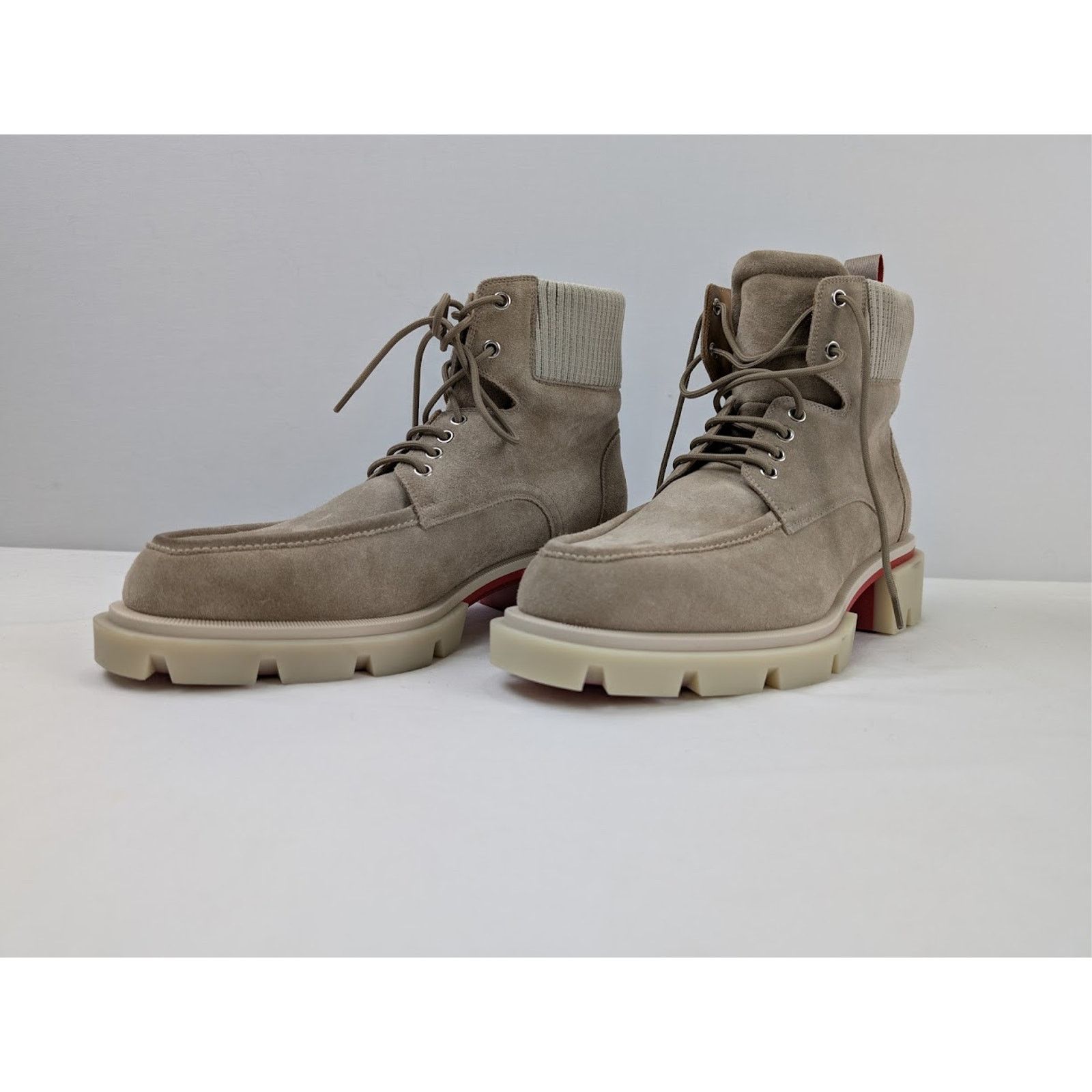 Christian Louboutin o1rshd1 Our Walk Flat Boot in Saharienne Size US 11.5 / EU 44-45 - 6 Thumbnail