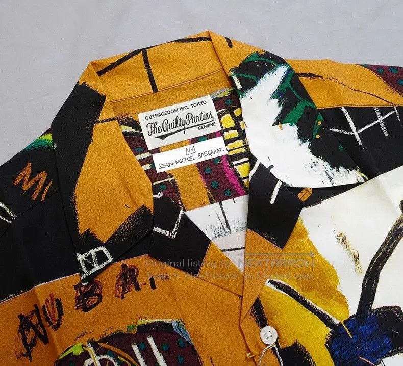 Wacko Maria Wacko Maria x Basquiat Hawaiian Shirt Size US M / EU 48-50 / 2 - 3 Thumbnail