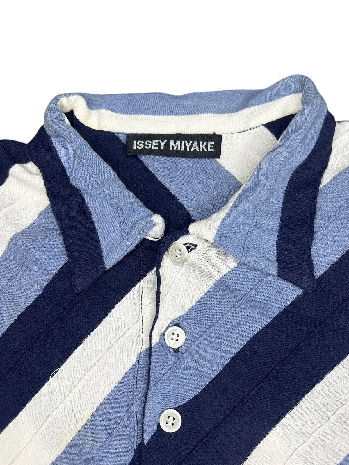 Issey Miyake S/S 08 Knitted Polo Size M / US 6-8 / IT 42-44 - 2 Thumbnail