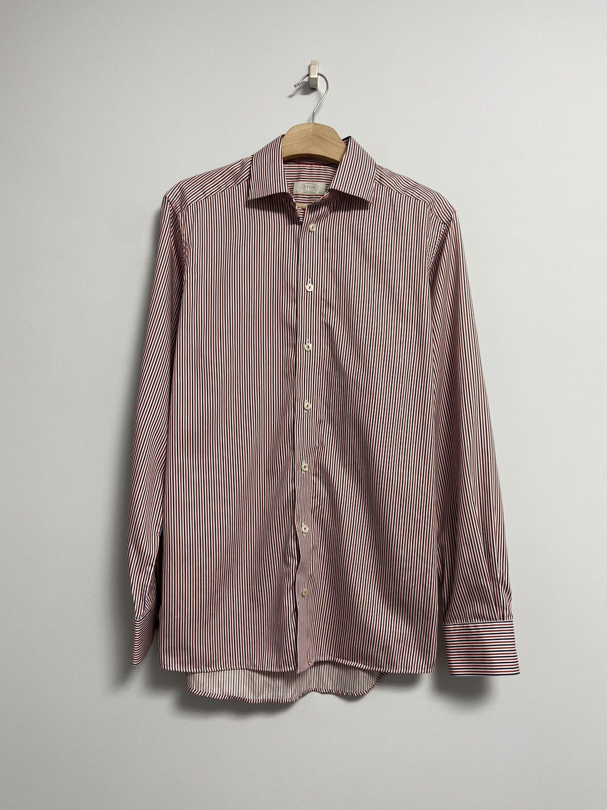 Eton Eton Button Up Shirt Size US XL / EU 56 / 4 - 1 Thumbnail