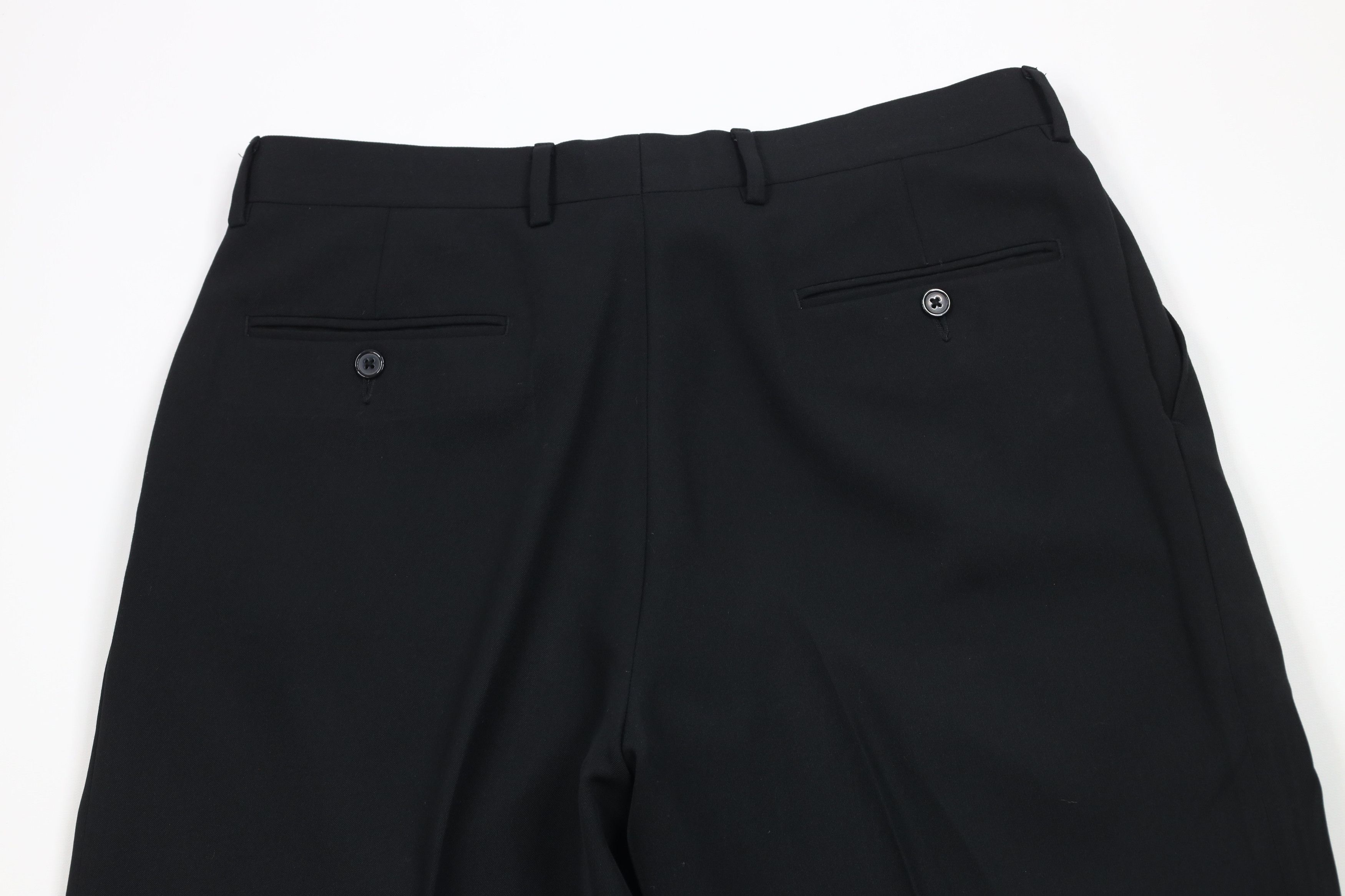 Ralph Lauren × Vintage Vintage Ralph Lauren Wide Leg Chino Pants Trousers Black Size US 34 / EU 50 - 12 Thumbnail
