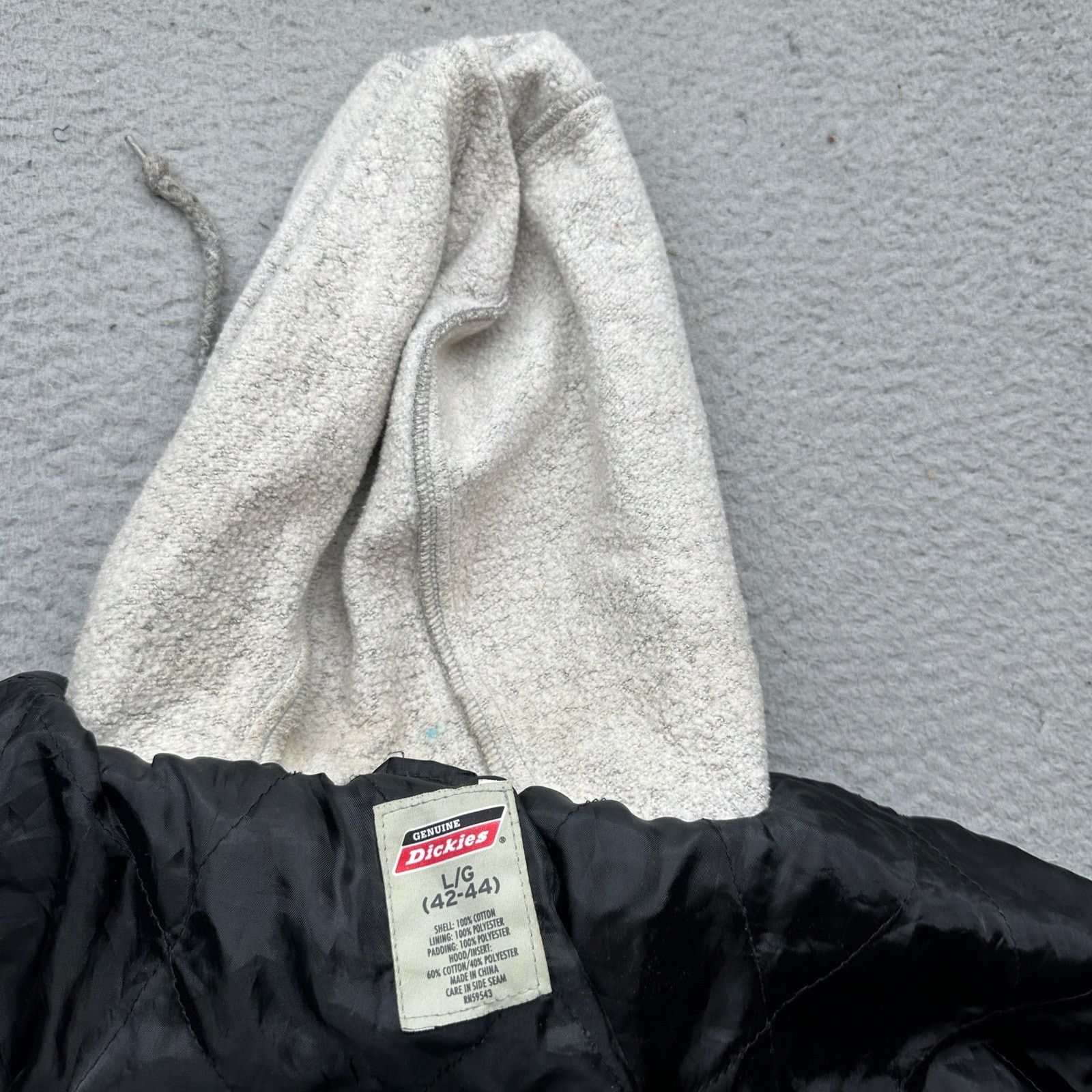 Dickies Dickies Duck Canvas Hooded Work Jacket Mens Large Brown Zip Size US L / EU 52-54 / 3 - 11 Thumbnail