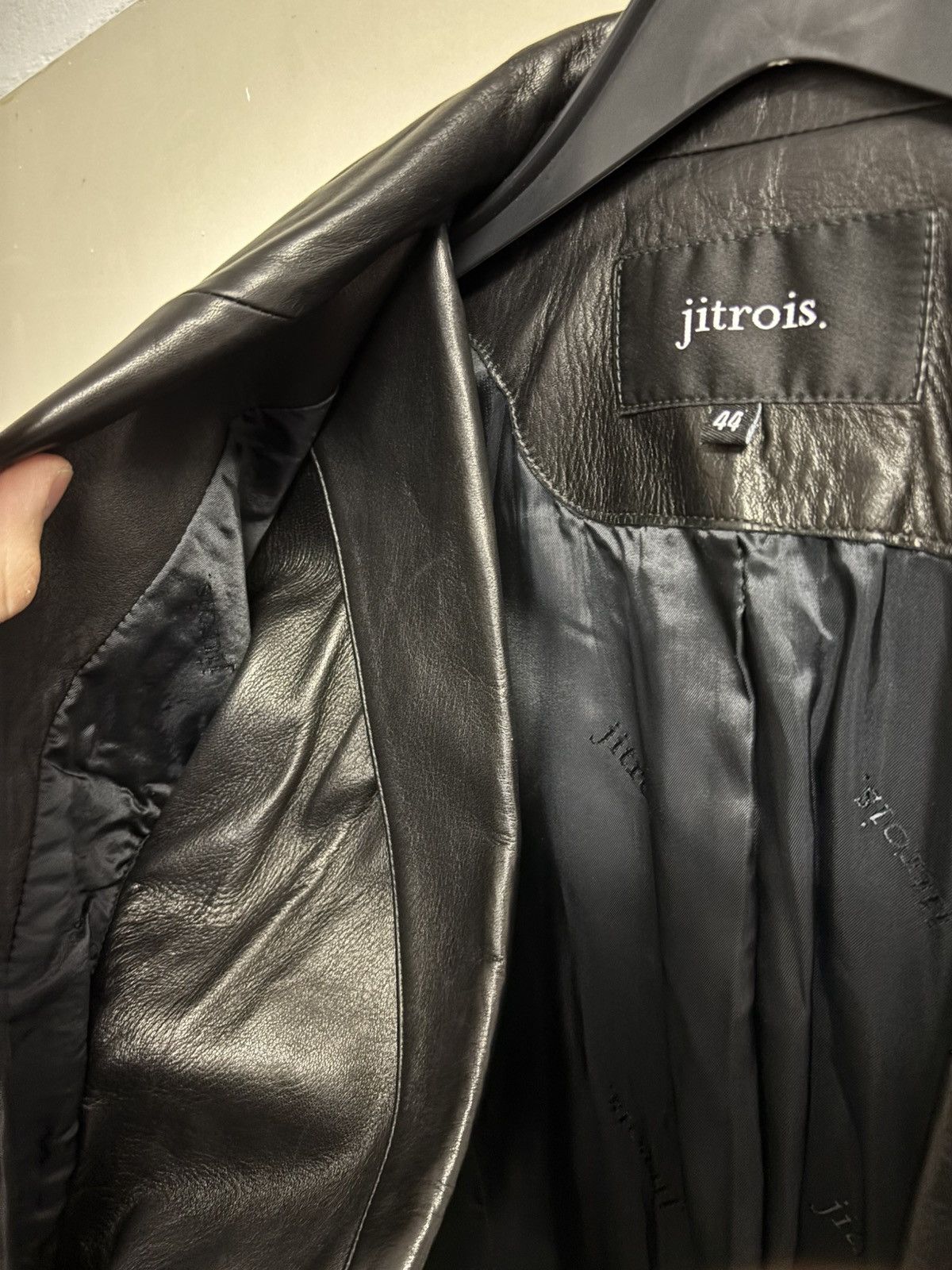 Jitrois Jitrois Leather Blazer Size M / US 6-8 / IT 42-44 - 6 Thumbnail