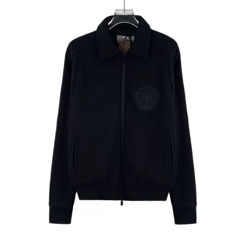 Dior Dior Black logo embroidered cotton lapel zipper long-sleev Size US XS / EU 42 / 0 - 1 Thumbnail