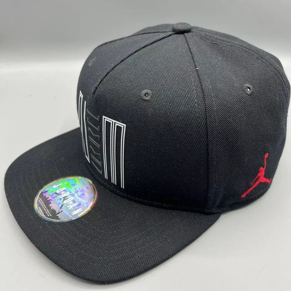 Jordan Brand Air Jordan J11 Hat Men Black Jumpman Snap Back Cap Size ONE SIZE - 2 Thumbnail