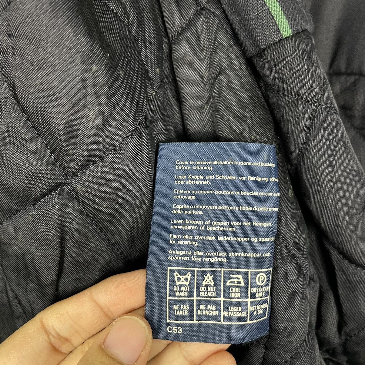 Burberry × Burberry Prorsum 💥80s BURBERRYS PRORSUMS GREEN COTTON JACKET Size US L / EU 52-54 / 3 - 14 Thumbnail