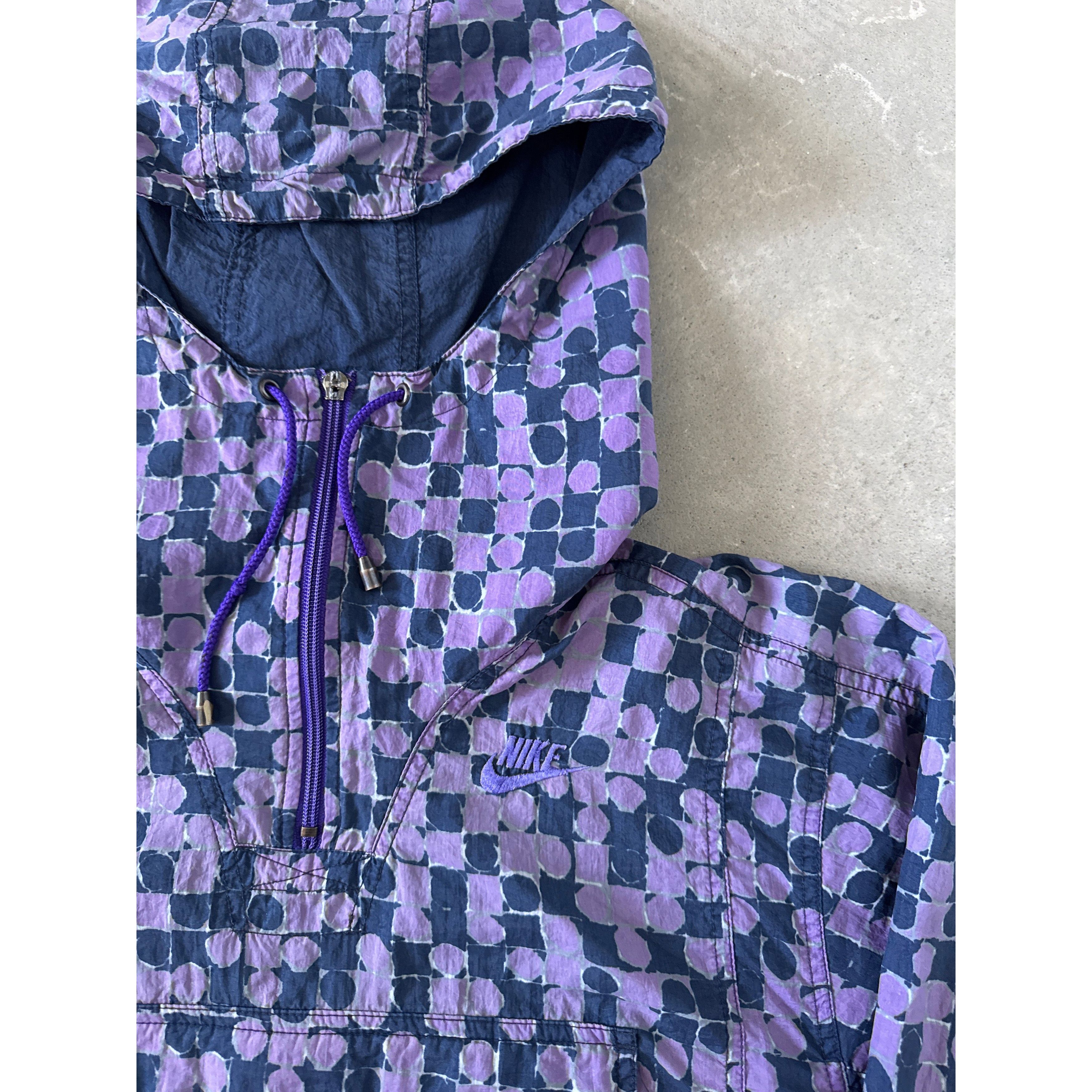 Nike Vintage 90s Nike Kangaroo Pocket Parka Windbreaker Jacket Size US S / EU 44-46 / 1 - 2 Thumbnail