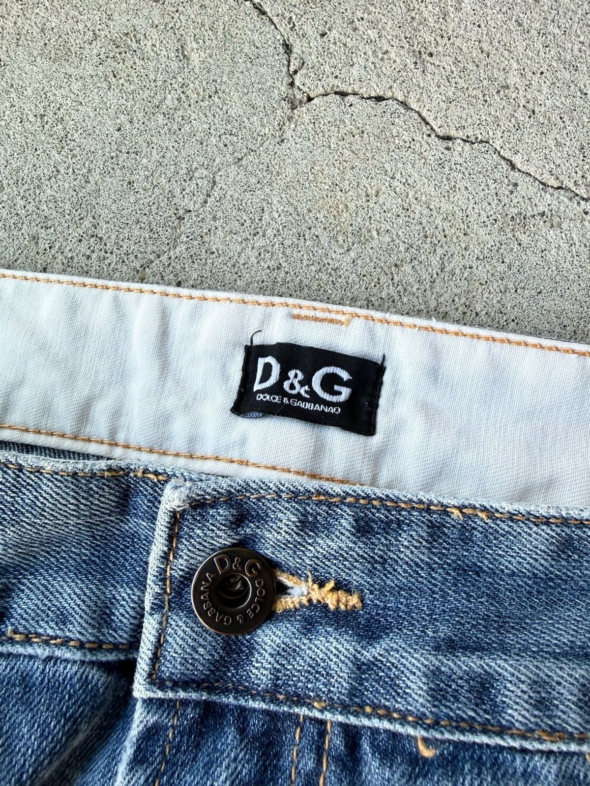 Dolce & Gabbana DOLCE&GABBANA Archive Wide Straight Jeans Size US 38 / EU 54 - 8 Thumbnail