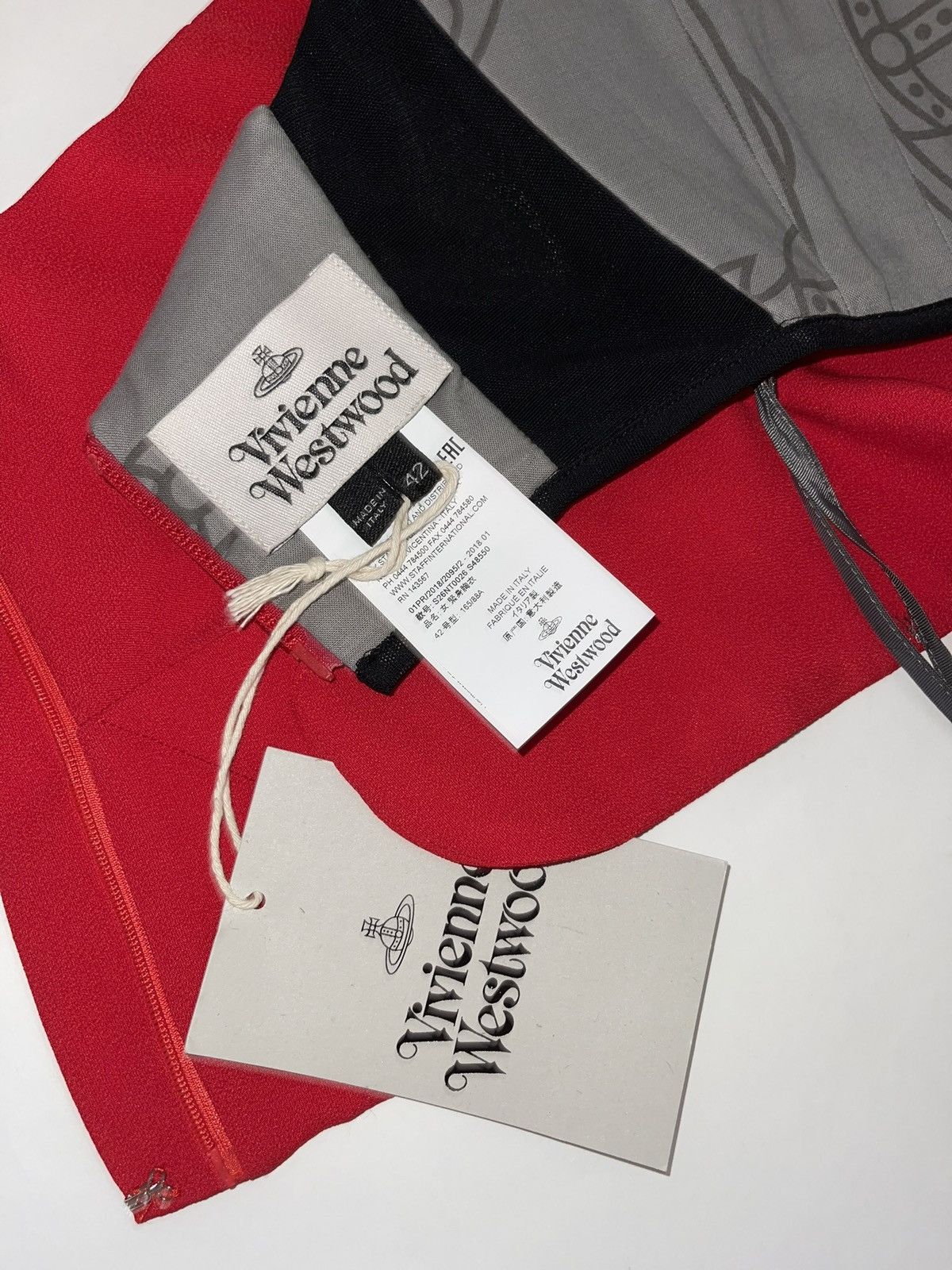 Vivienne Westwood Vivienne Westwood SS18 WILMA CORSET TOP RED NWT IT 42 Size M / US 6-8 / IT 42-44 - 13 Thumbnail