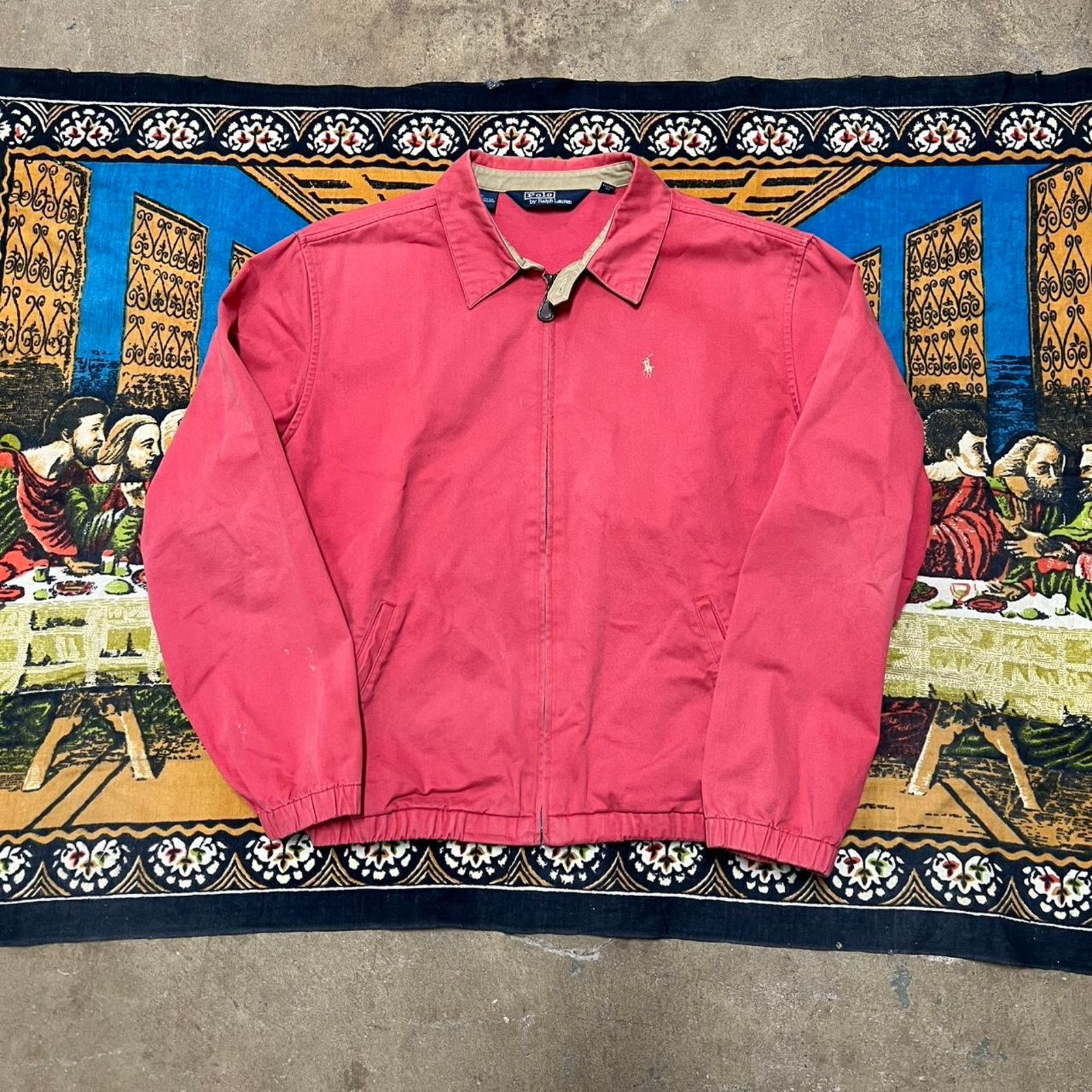 Polo Ralph Lauren Vintage Polo Ralph Lauren jacket size large clay pink cream Size US L / EU 52-54 / 3 - 1 Thumbnail