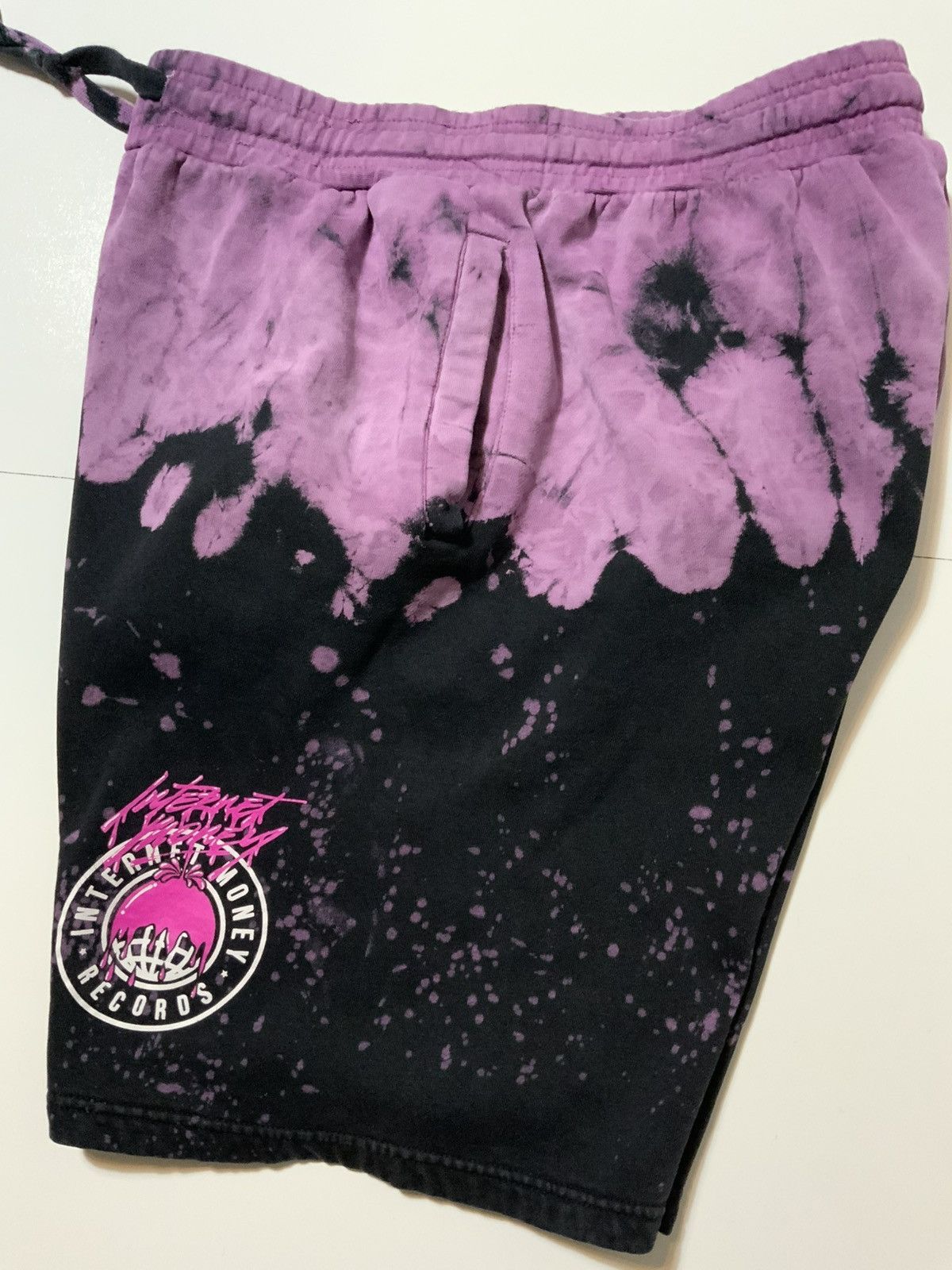 Other Internet Money Records Tie Dye Fleece Graphic Sweat Shorts Size US 34 / EU 50 - 10 Thumbnail