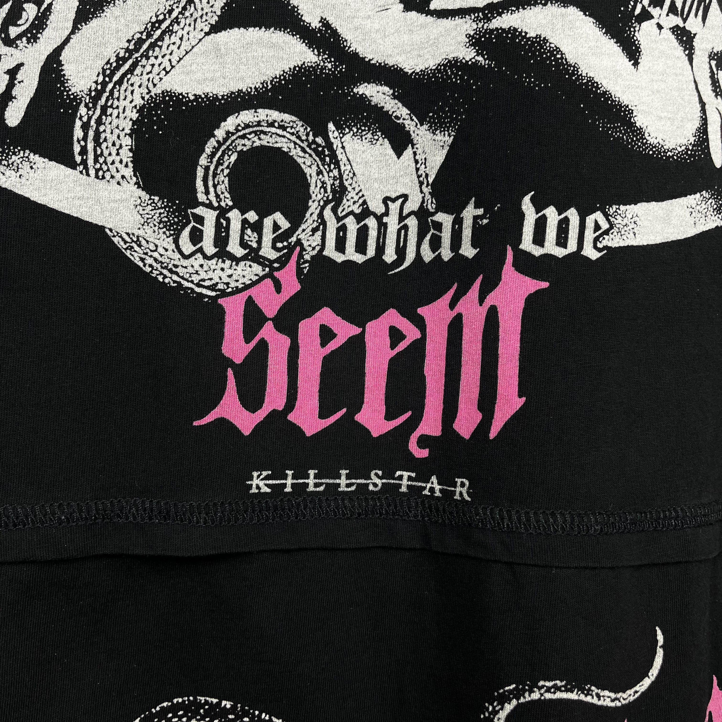 Killstar Killstar Meditate Pentagram Baphomet Gothic T Shirt Size XS / US 0-2 / IT 36-38 - 10 Thumbnail