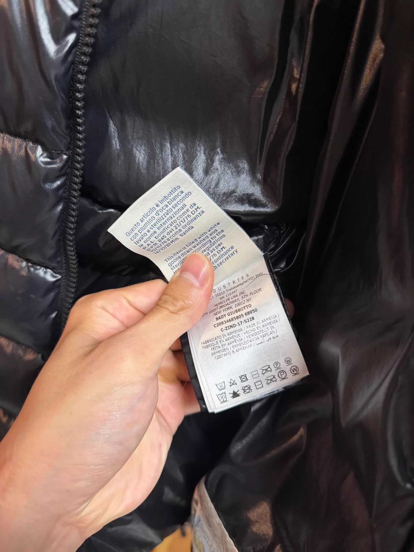 Moncler Moncler Bady Black Hooded Down Jacket Size 0 Size XS / US 0-2 / IT 36-38 - 6 Thumbnail