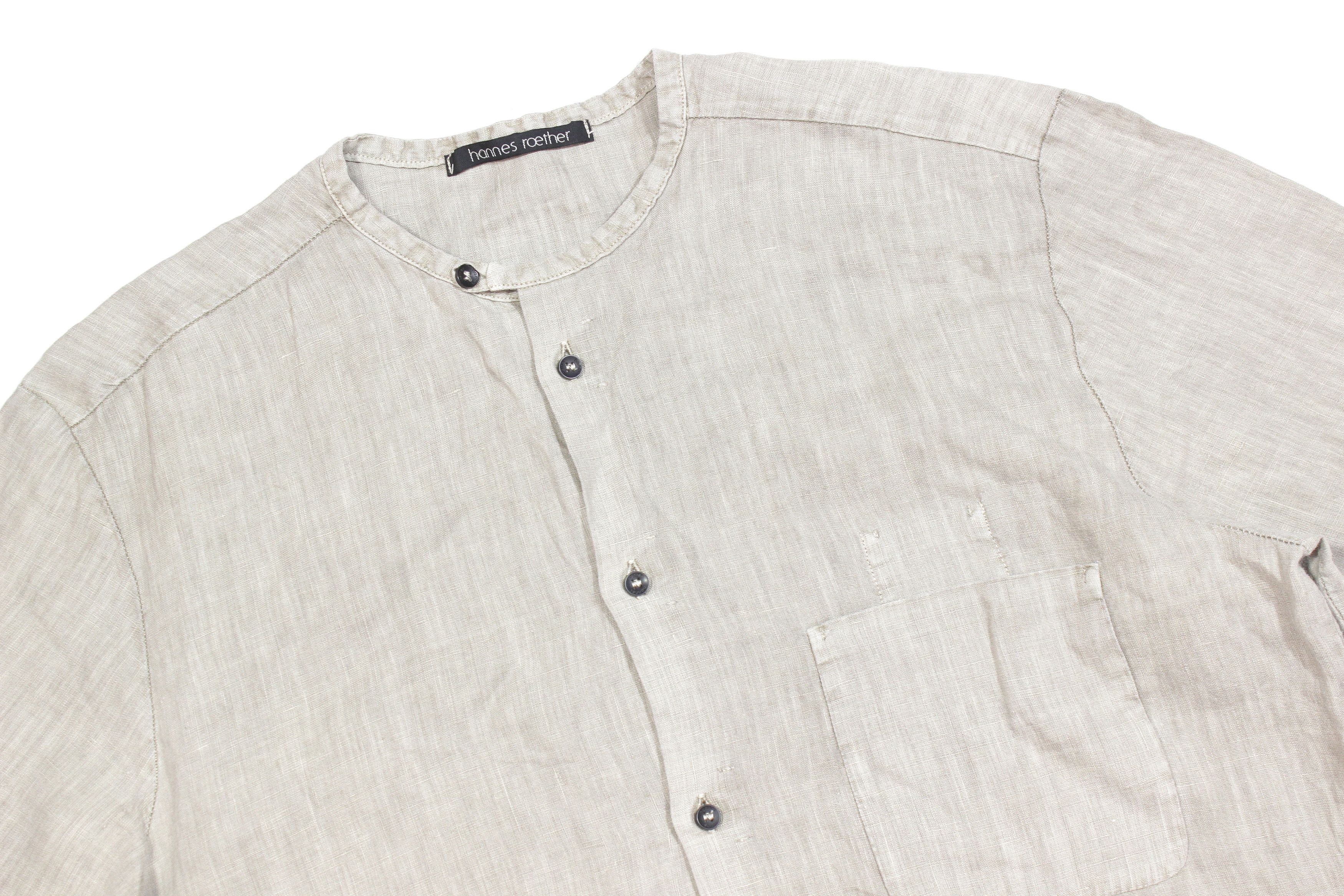 hannes roether Linen Summer Shortsleeve Shirt Size US M / EU 48-50 / 2 - 3 Thumbnail