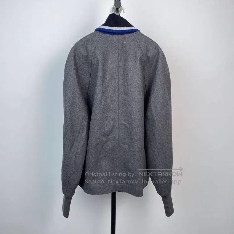 Hermes Hermes Gray and blue color block cashmere show round neck Size US M / EU 48-50 / 2 - 7 Thumbnail