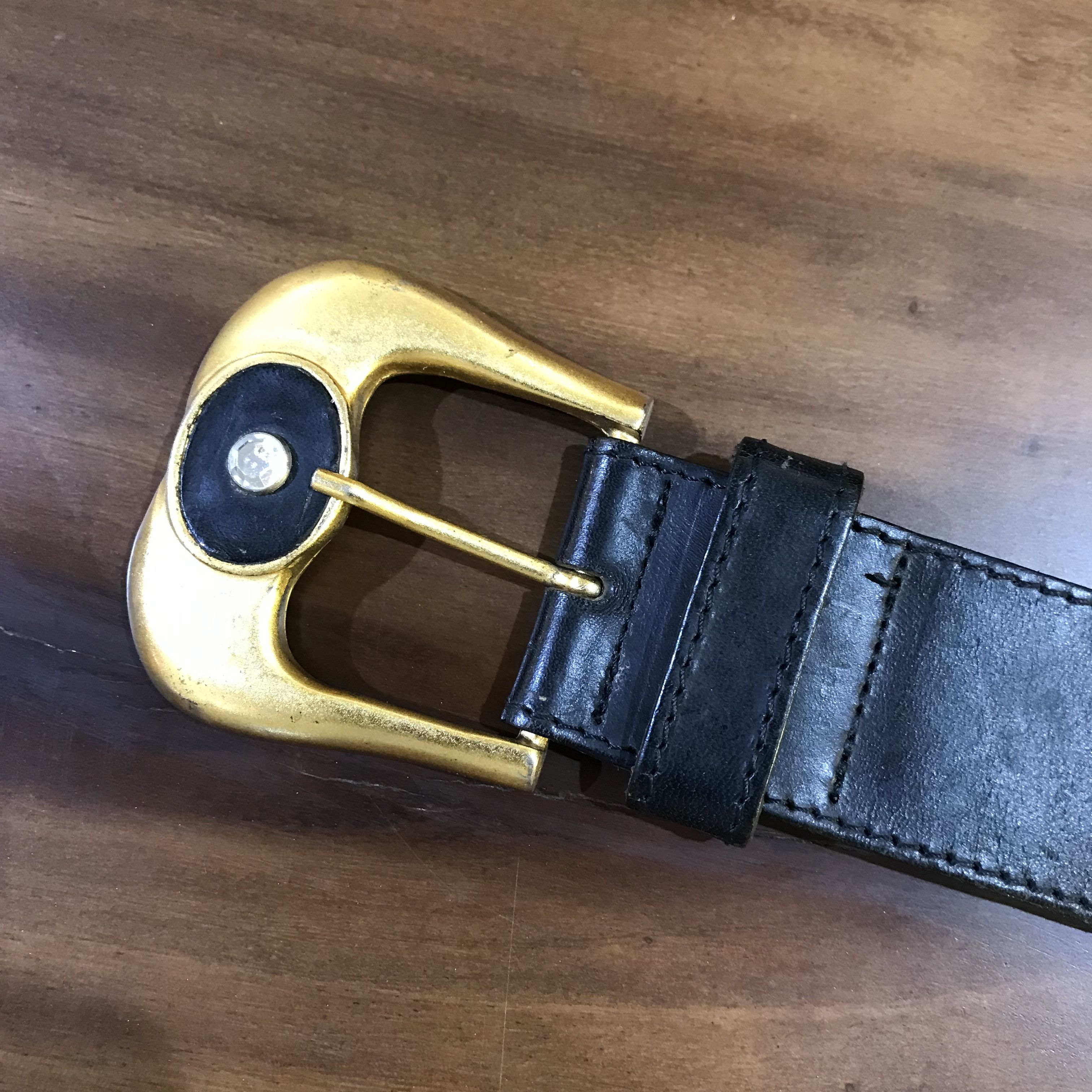 Vintage Vintage Roccobarocco Italian Belt black bohemian leather Size ONE SIZE - 7 Thumbnail