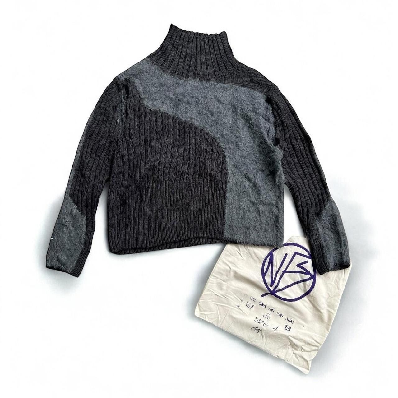 No Faith Studios Black and grey NO FAITH STUDIOS longsleeve sweater Size S / US 4 / IT 40 - 3 Thumbnail