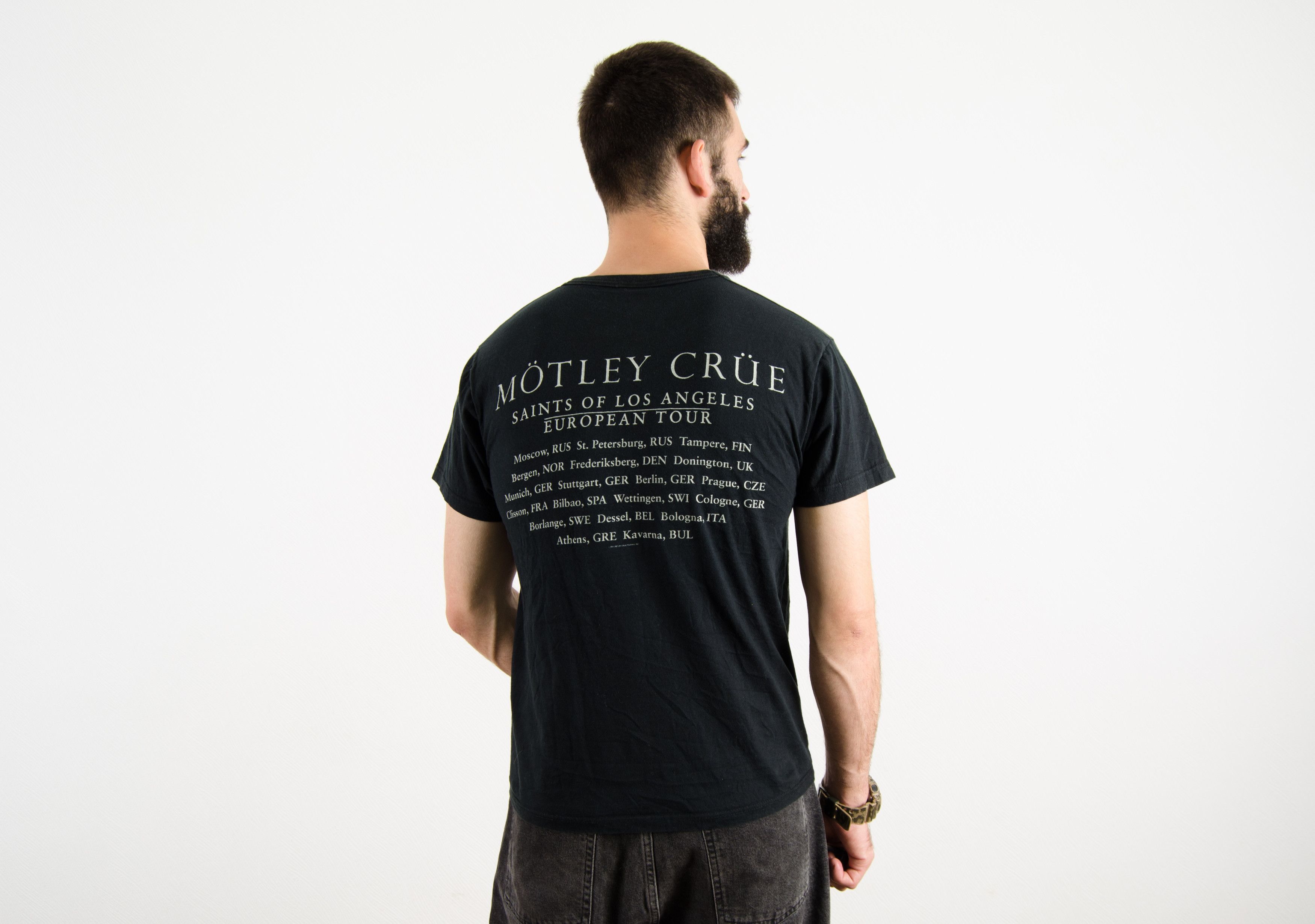 Band Tees Vintage 2009 Motley Crue Saints of Los Angeles T Shirt Size US S / EU 44-46 / 1 - 2 Thumbnail