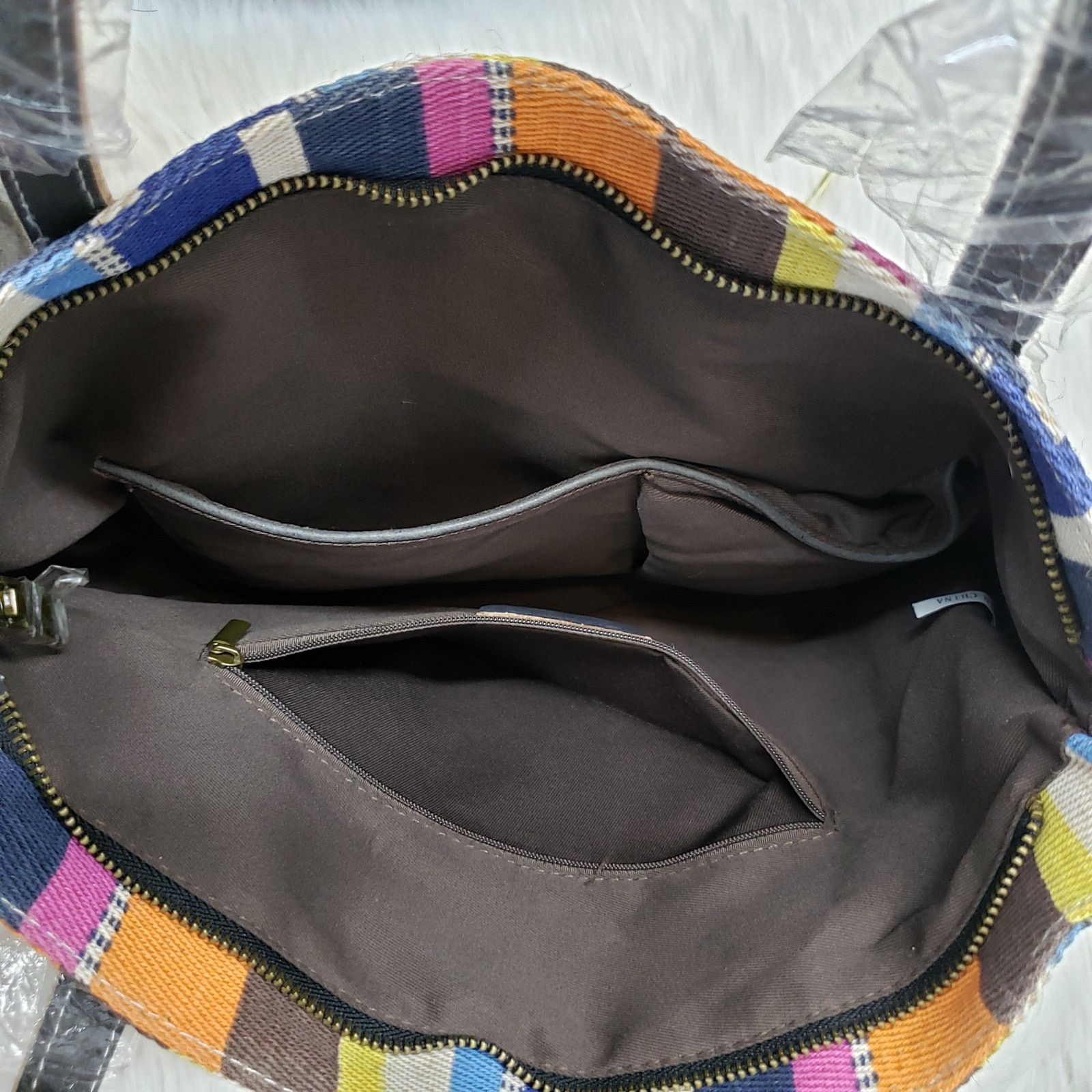 Other NWT Charmes Canvas Leather Convertible Tote Shoulder bag Size ONE SIZE - 11 Thumbnail