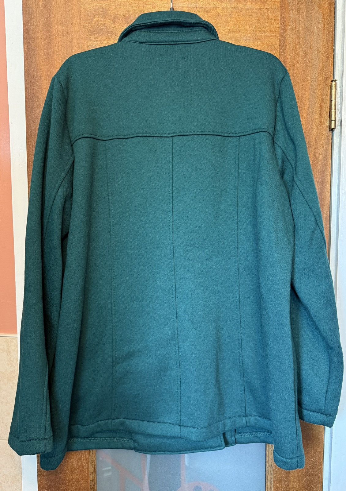 Torrid Torrid Botanical Green Dble Breast Lined Pea Coat Jacket Size XXL / US 16-18 / IT 52-54 - 7 Thumbnail