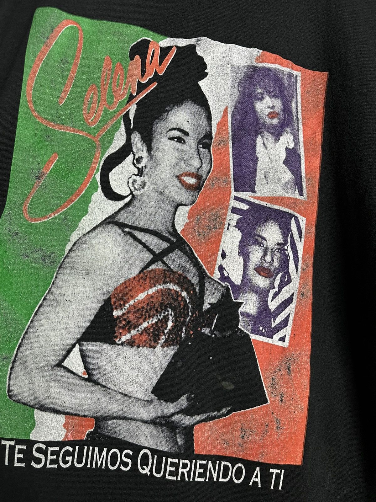 Vintage 🚨Vintage Selena TE SEGUIMOS QUERIENDO A TI Rap Tee T-Shirt Size US XL / EU 56 / 4 - 3 Thumbnail