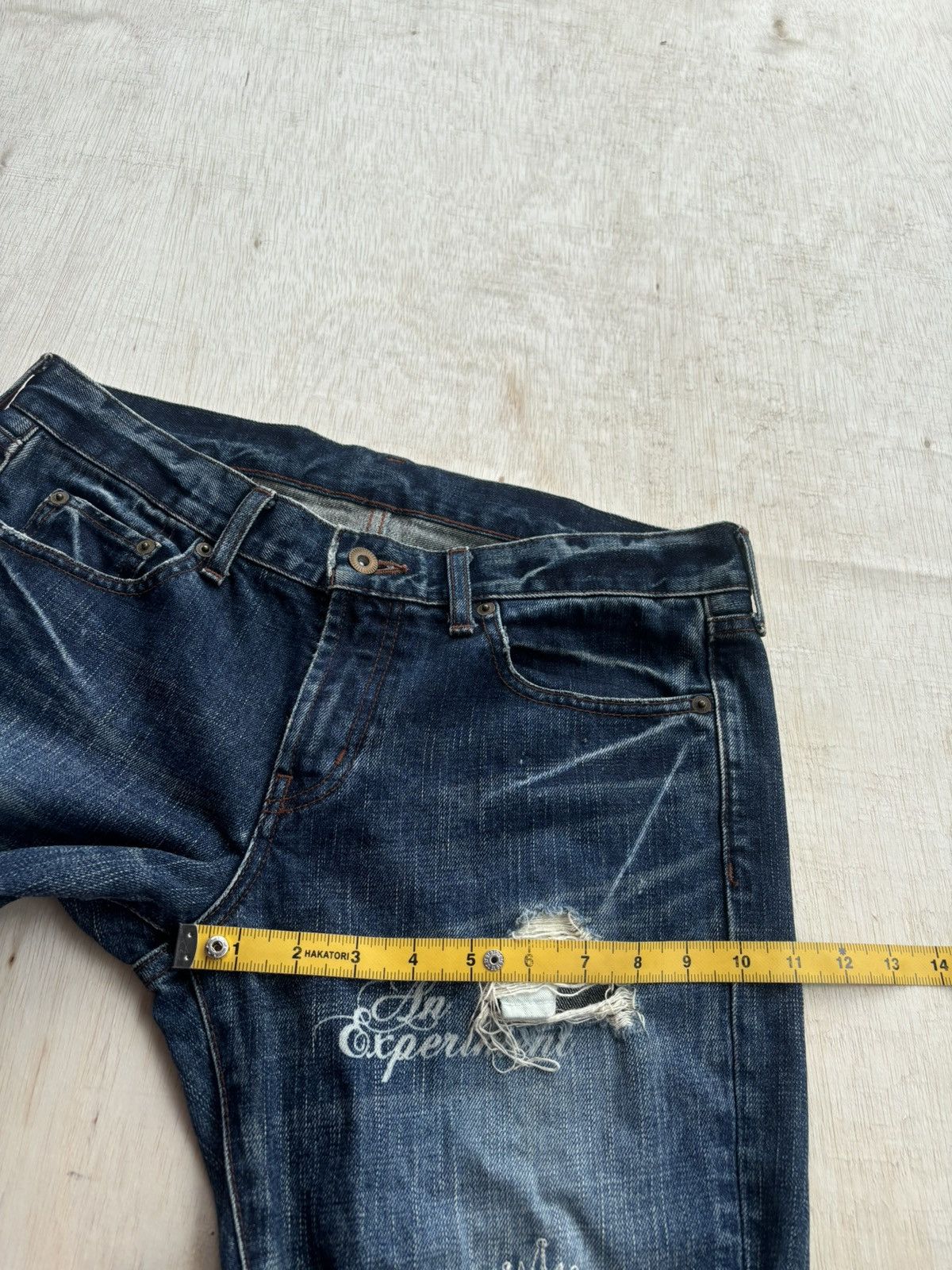 Hysteric Glamour × If Six Was Nine × Japanese Brand Vintage Distressed Denim Ifsixwasnine Lgb Style Jeans Size US 33 - 11 Thumbnail