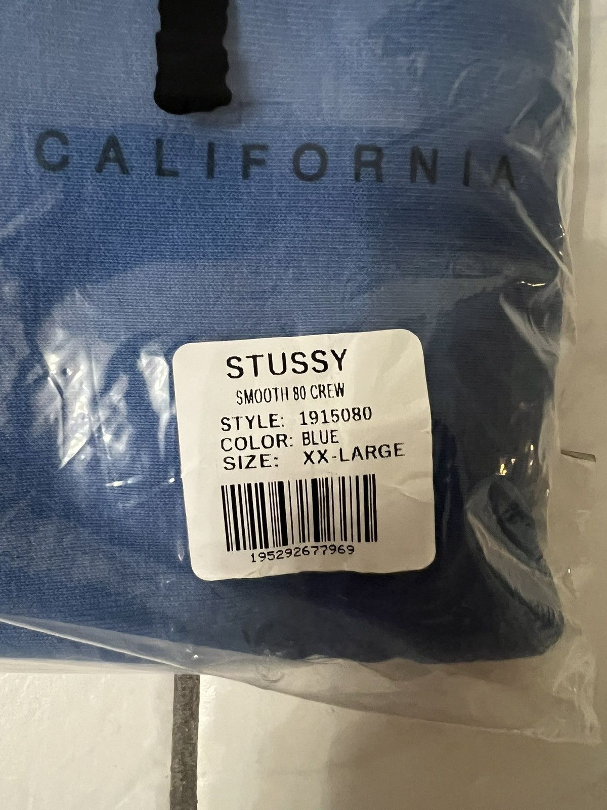 Stussy Stussy blue sweatshirt Size US XXL / EU 58 / 5 - 3 Thumbnail