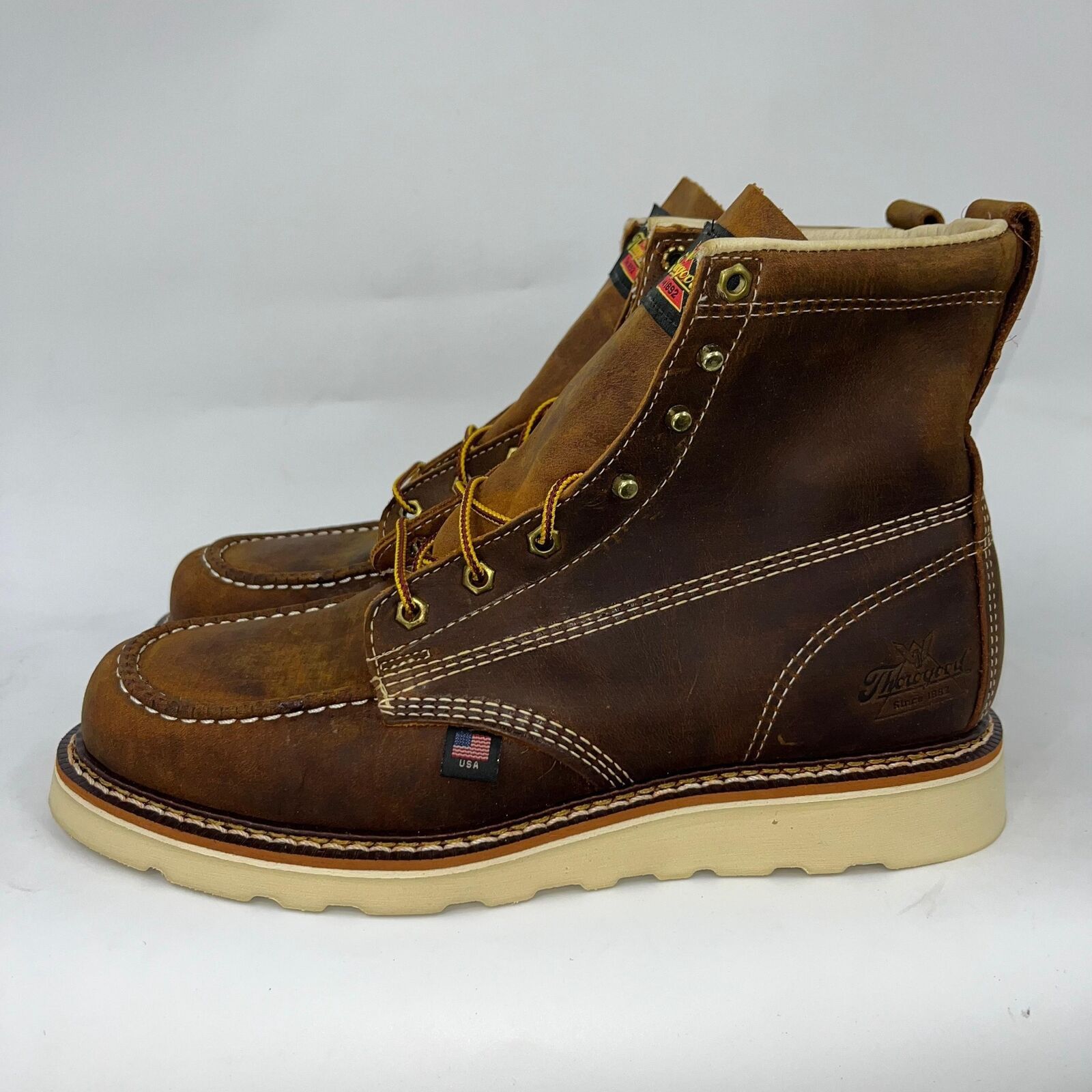 Thorogood THOROGOOD 6″ TRAIL CRAZY SOFT TOE MENS WORK BOOTS SIZE 10D Size US 10 / EU 43 - 4 Thumbnail