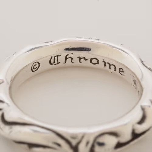 Chrome Hearts US8 Chrome Hearts Scroll band Ring 16 Size ONE SIZE - 2 Thumbnail