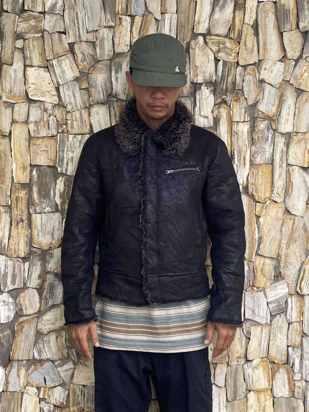 14th Addiction Japanese Semantic design Fur Leather Suede Jacket Size US L / EU 52-54 / 3 - 19 Thumbnail