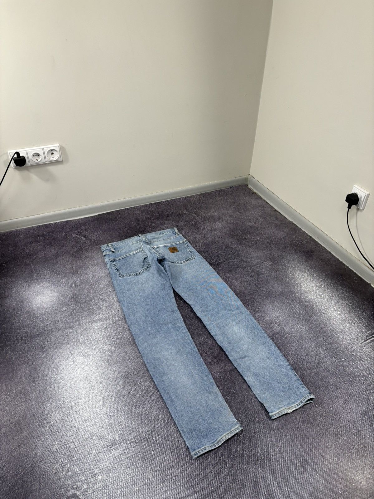 Carhartt Vintage Carhartt Light Blue Denim Work Hype Klondike Jeans Size US 29 - 3 Thumbnail