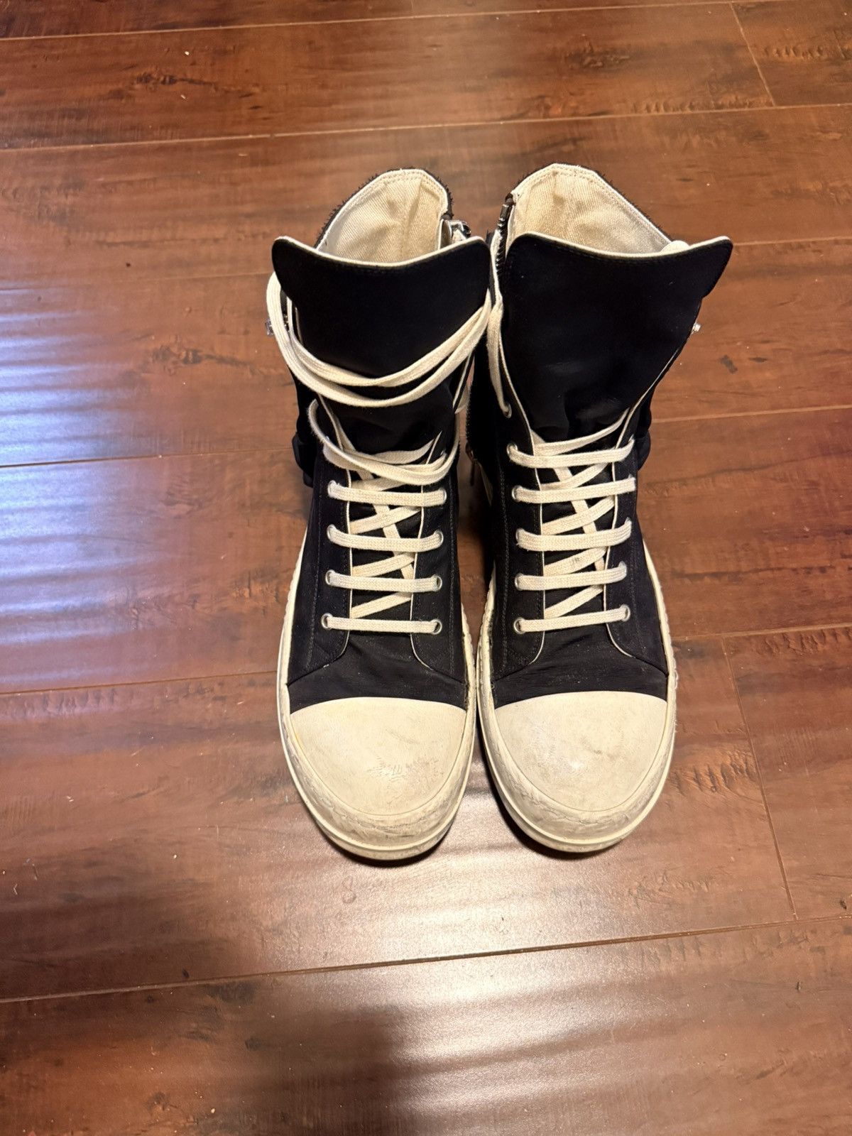Rick Owens Drkshdw Rick Owens Cargo High top Ramones Size US 10.5 / EU 43-44 - 5 Thumbnail