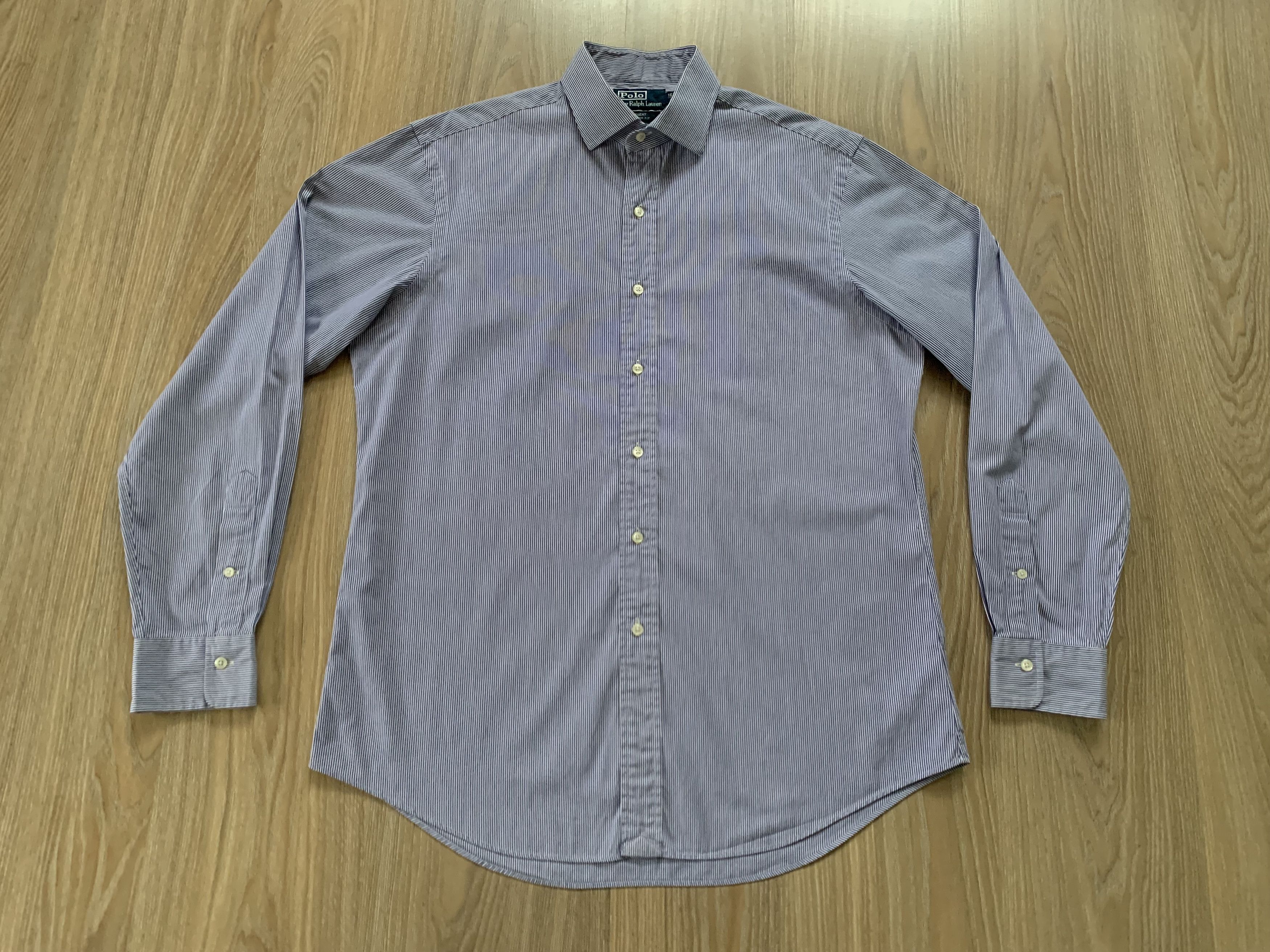 Polo Ralph Lauren Polo Ralph Lauren Regent Custom Fit Striped Formal Shirt Size US L / EU 52-54 / 3 - 2 Thumbnail