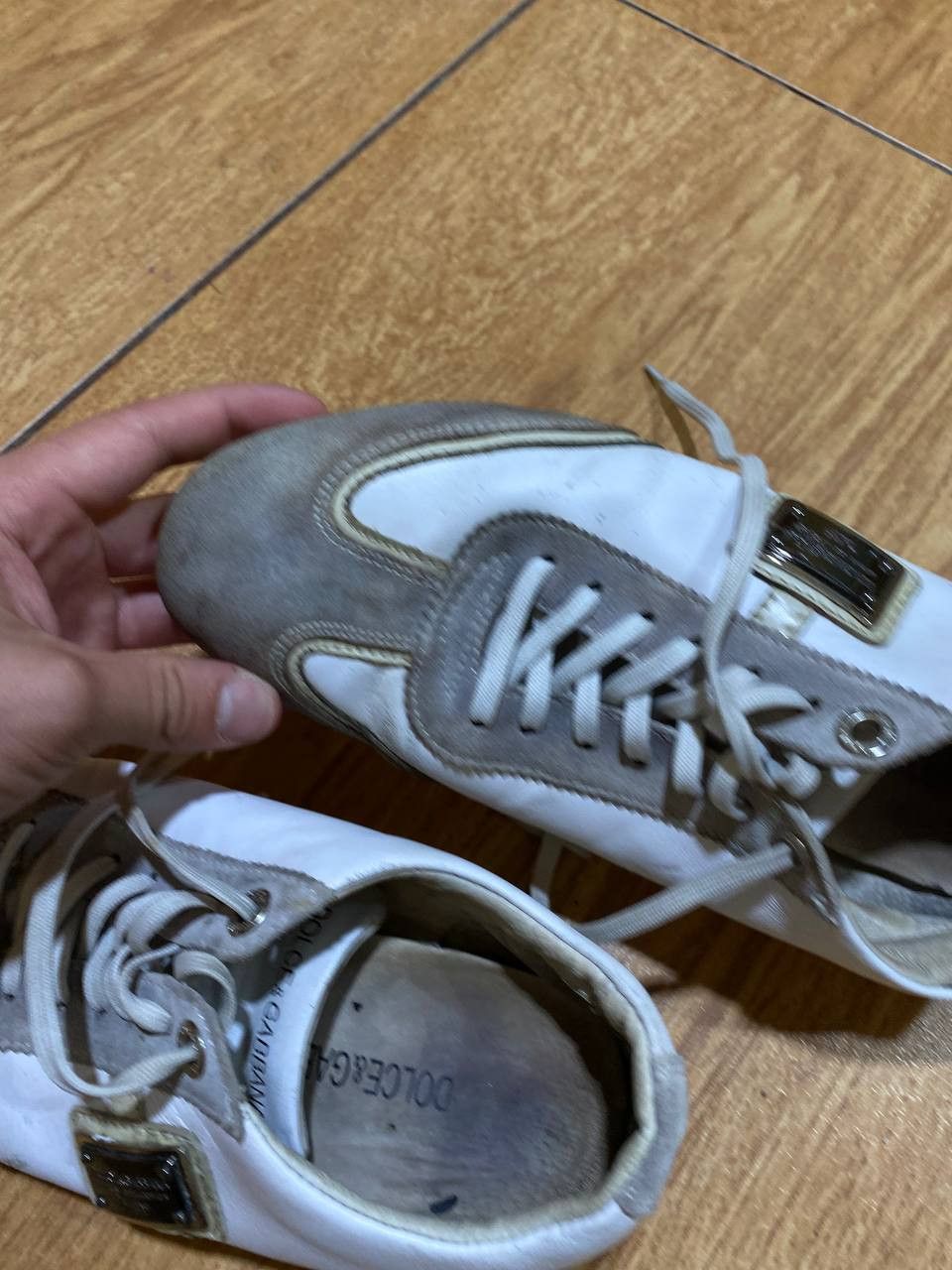 Dolce & Gabbana VINTAGE DOLCE&GABBANA LOW LEATHER SHOES Y2K Size US 7 / EU 40 - 14 Thumbnail